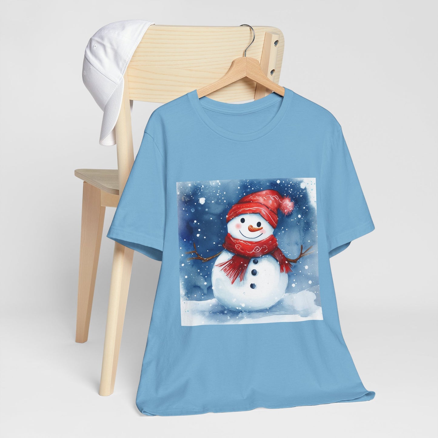 Adorable Snowman Unisex Jersey Short Sleeve Tee