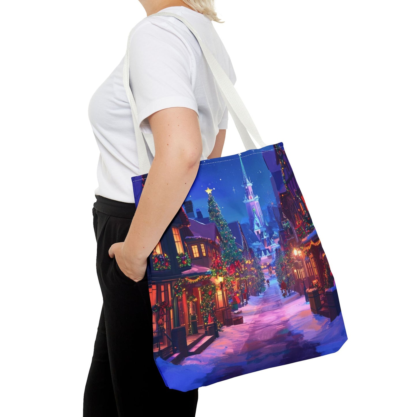 Holiday Town Tote Bag (AOP)