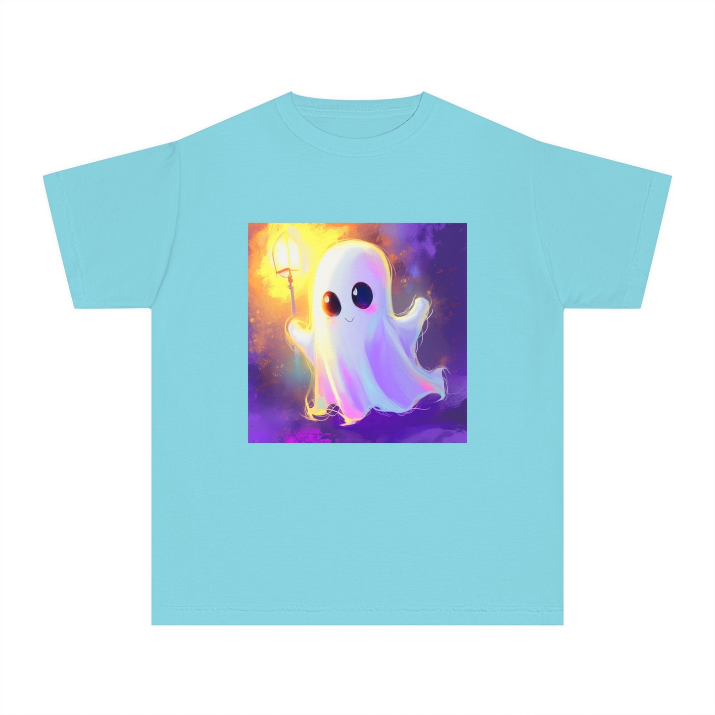 Cute Cartoon Ghost Youth Midweight Tee