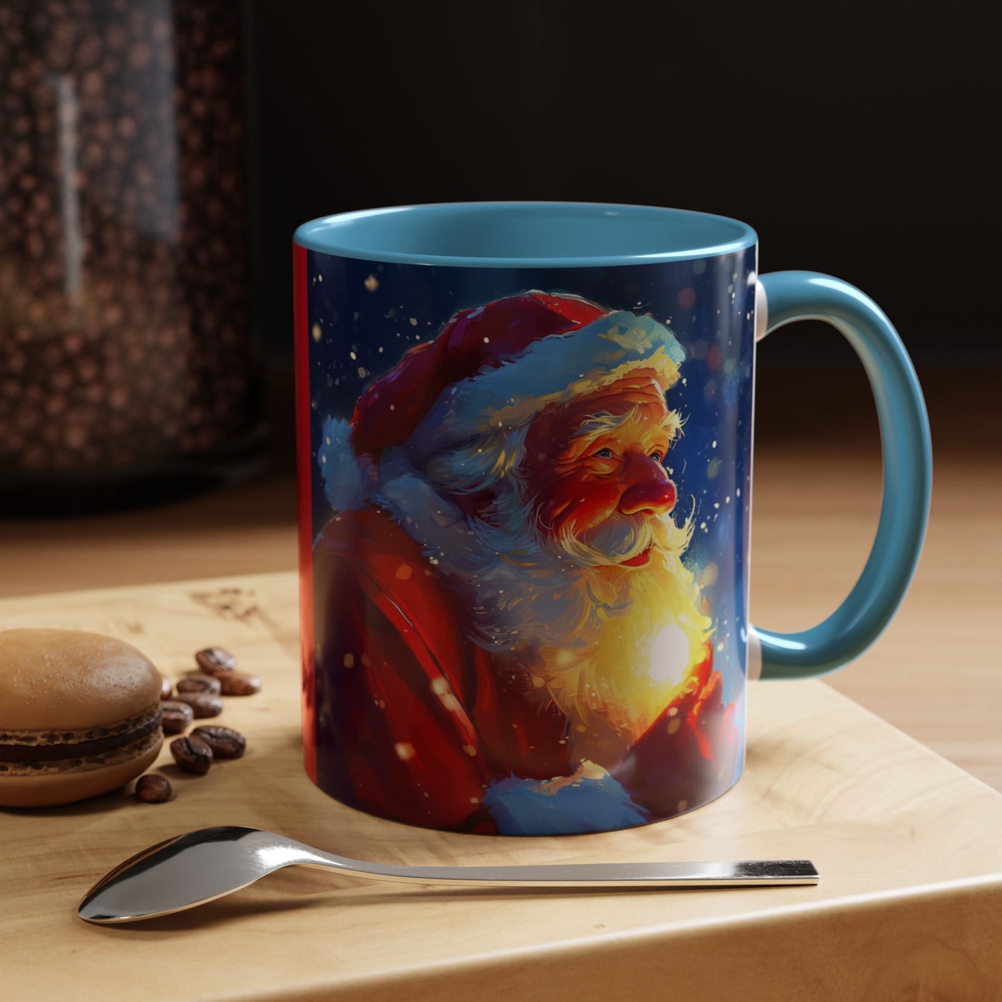 Santa Claus Accent Coffee Mug (11, 15oz)