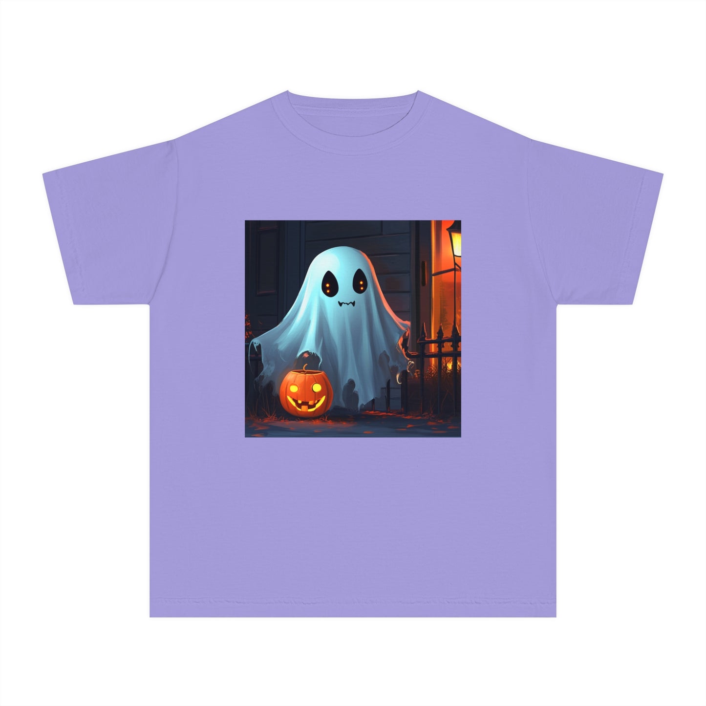 Ghost Trick or Treating Youth Midweight Tee