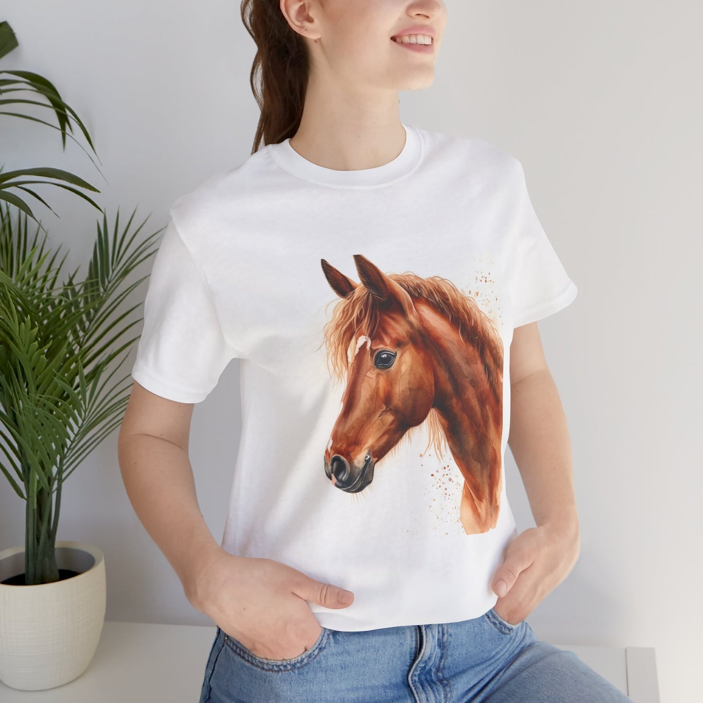 Chestnut Horse Unisex Jersey Short Sleeve Tee