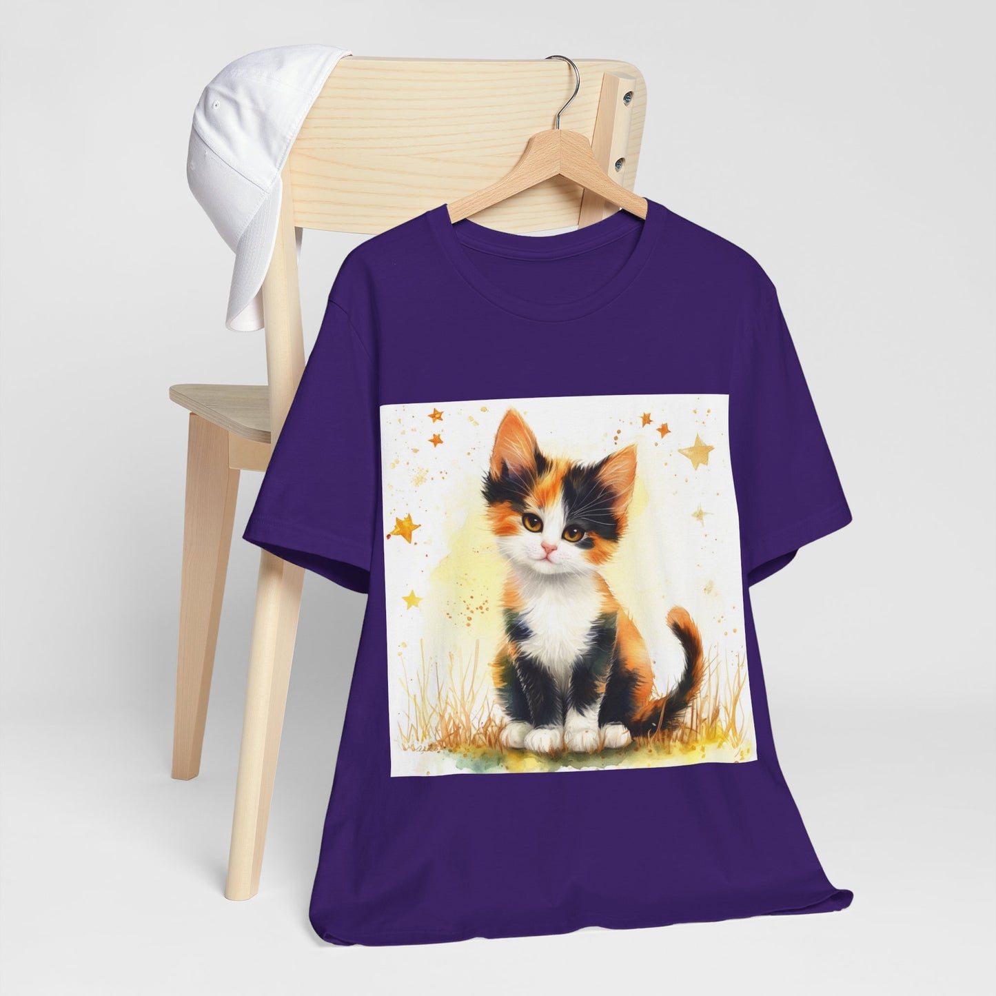 Cute Calico Kitten Unisex Jersey Short Sleeve Tee