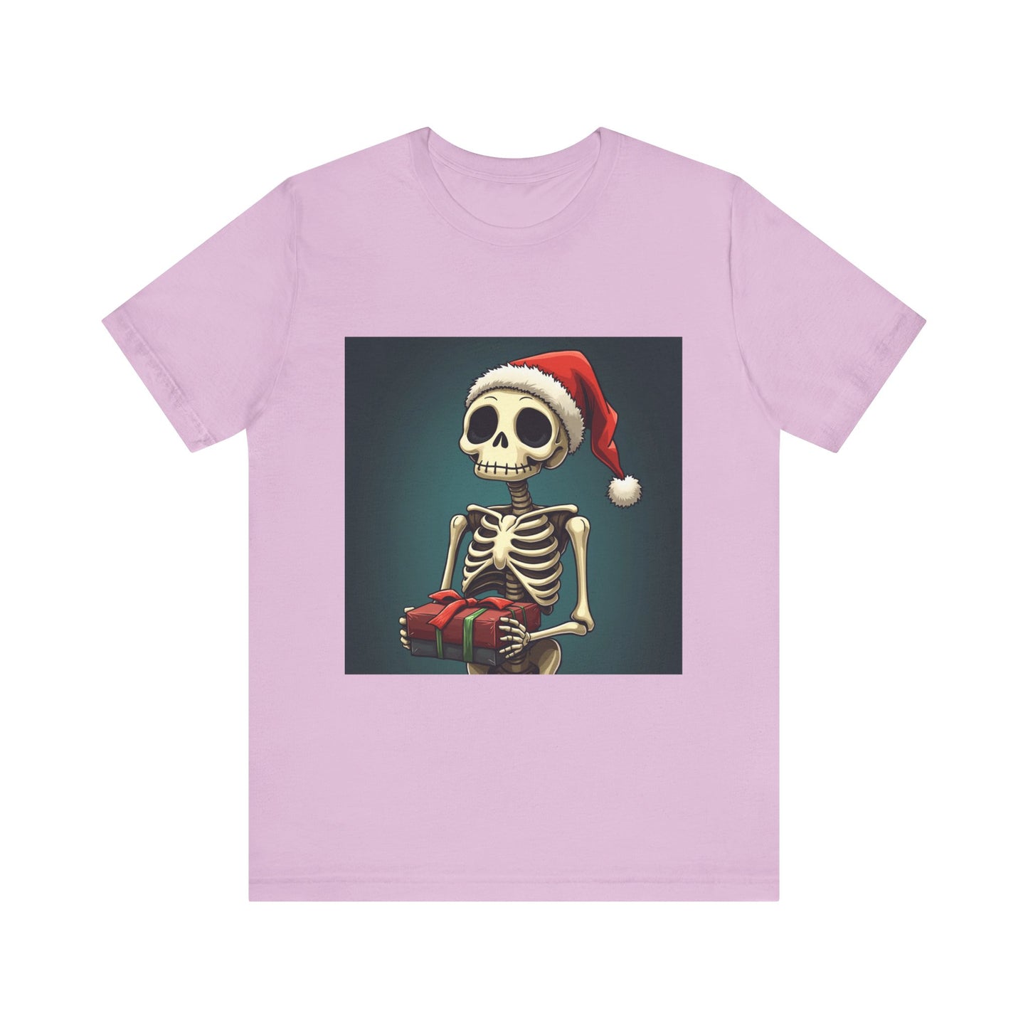 Cute Cartoon Festive Skeleton Unisex Jersey Tee