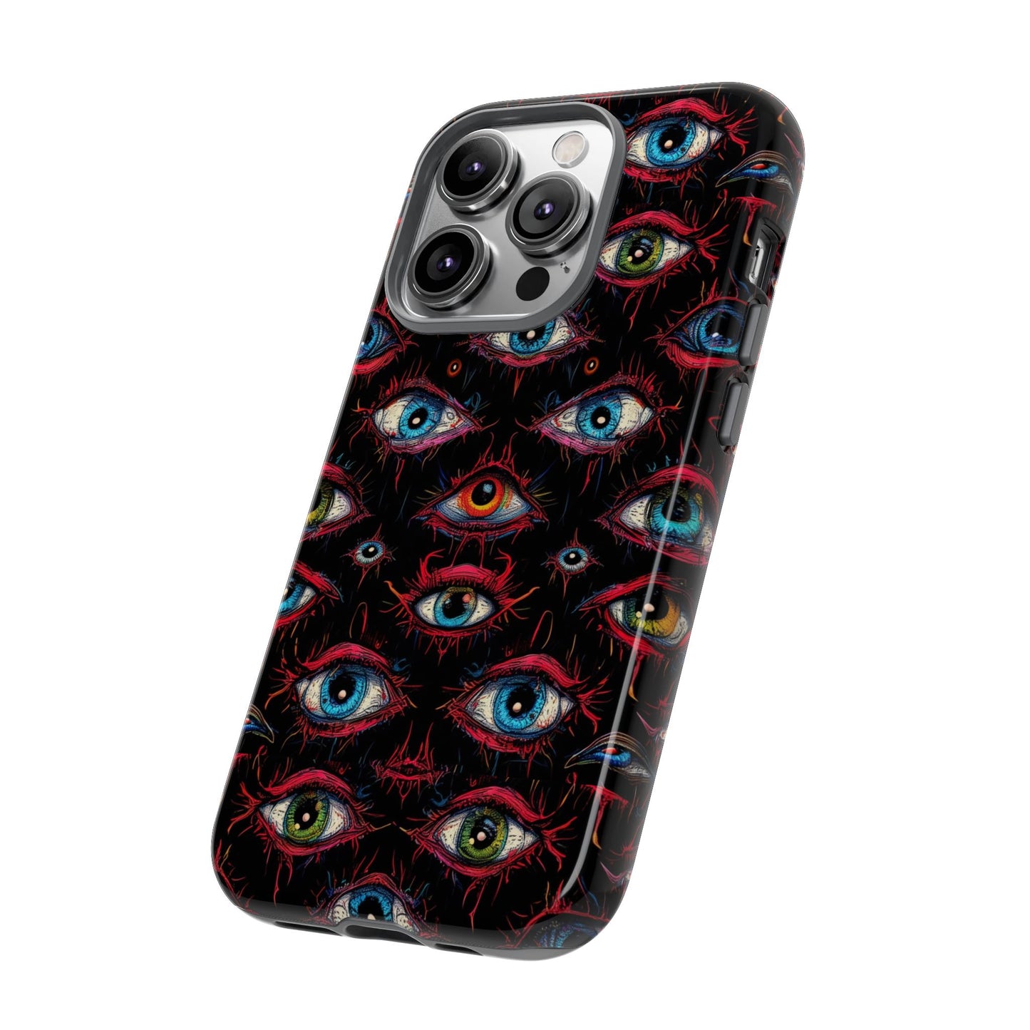 Creepy Eye Pattern Tough Cases