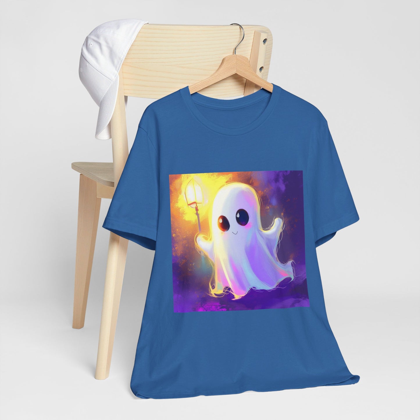 Cute Cartoon Ghost Unisex Jersey Short Sleeve Tee