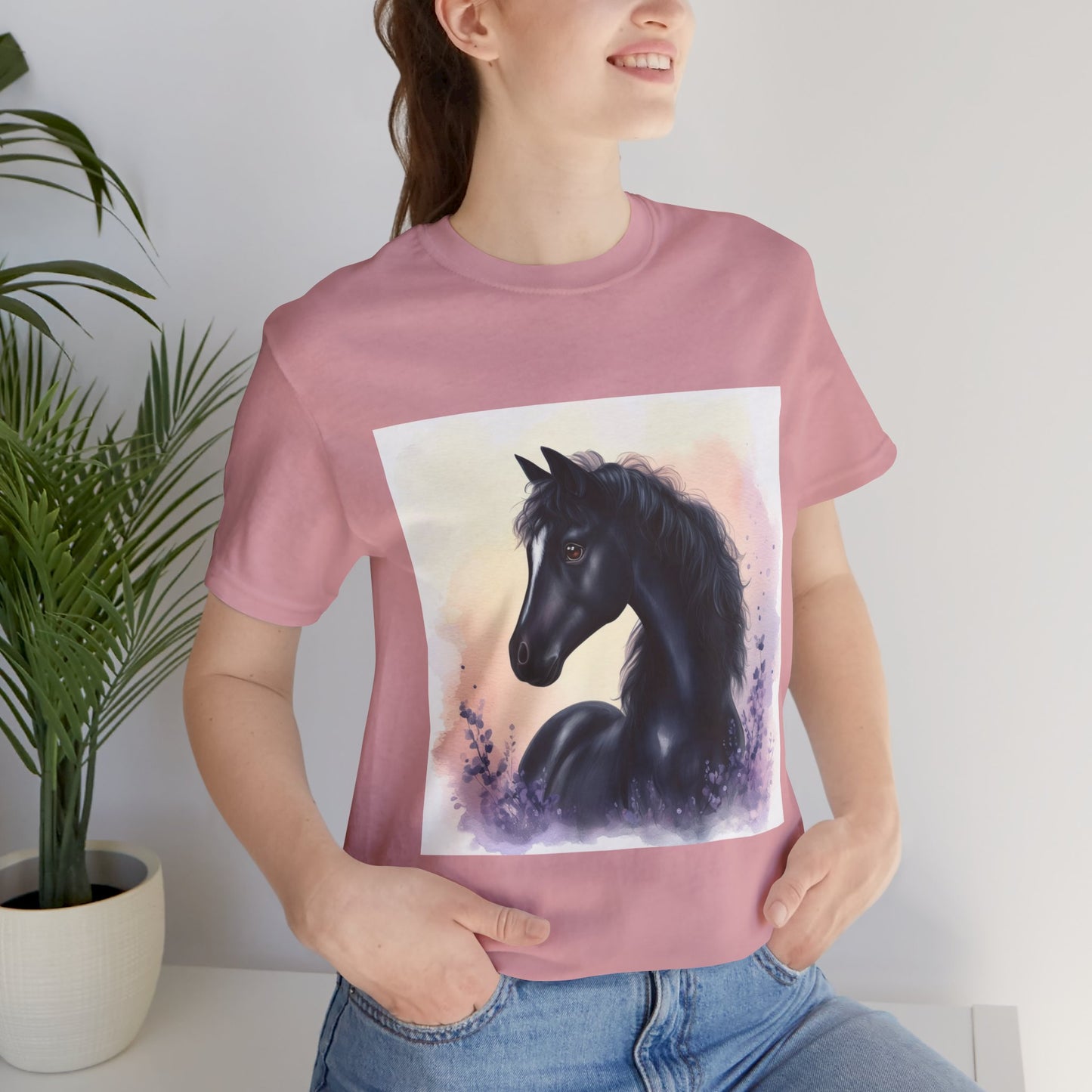 Baby Black Horse Unisex Jersey Short Sleeve Tee