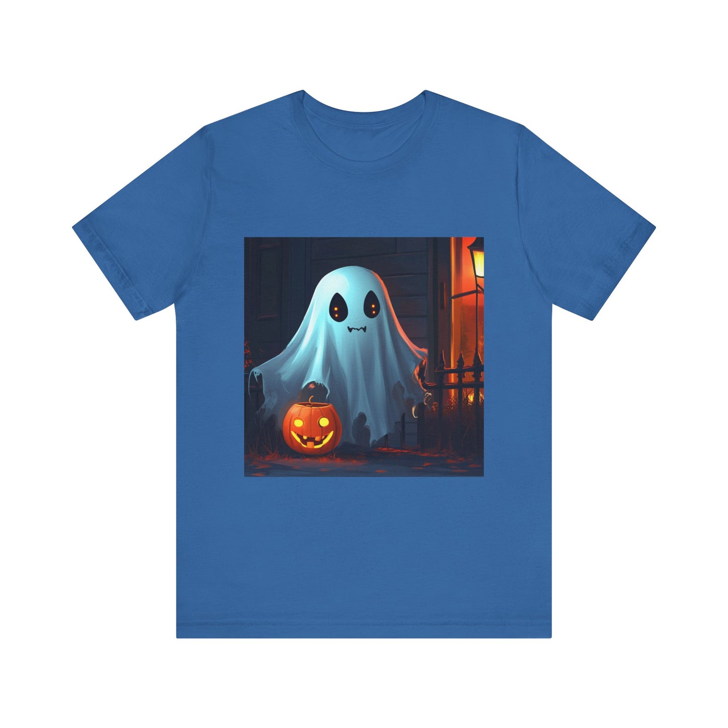 Cute Ghost Trick or Treating Unisex Jersey Short Sleeve Tee