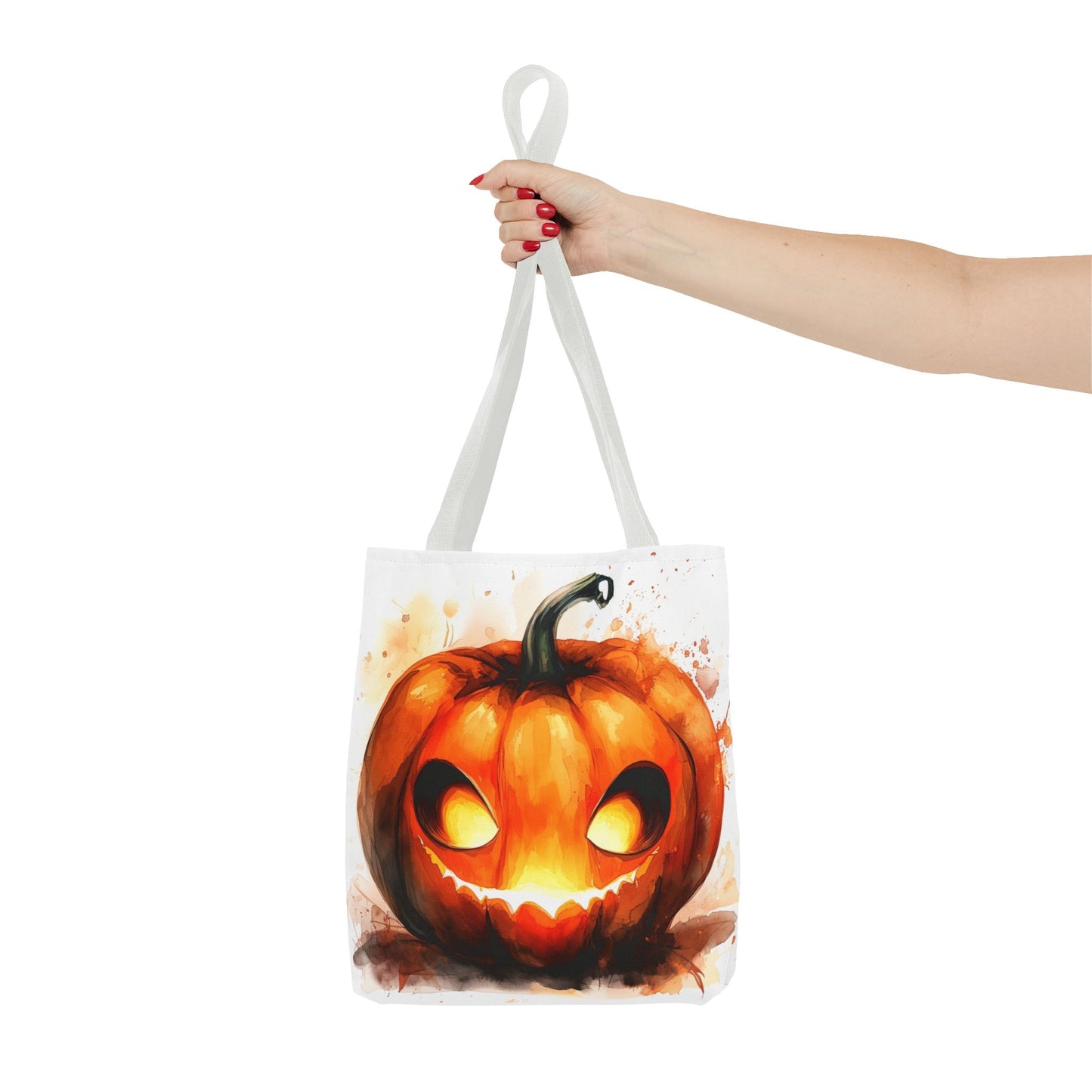 Cute Happy Jack o Lantern Tote Bag (AOP)