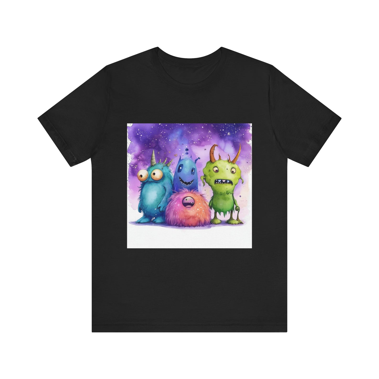 Cartoon Movie Monsters Unisex Jersey Short Sleeve Tee