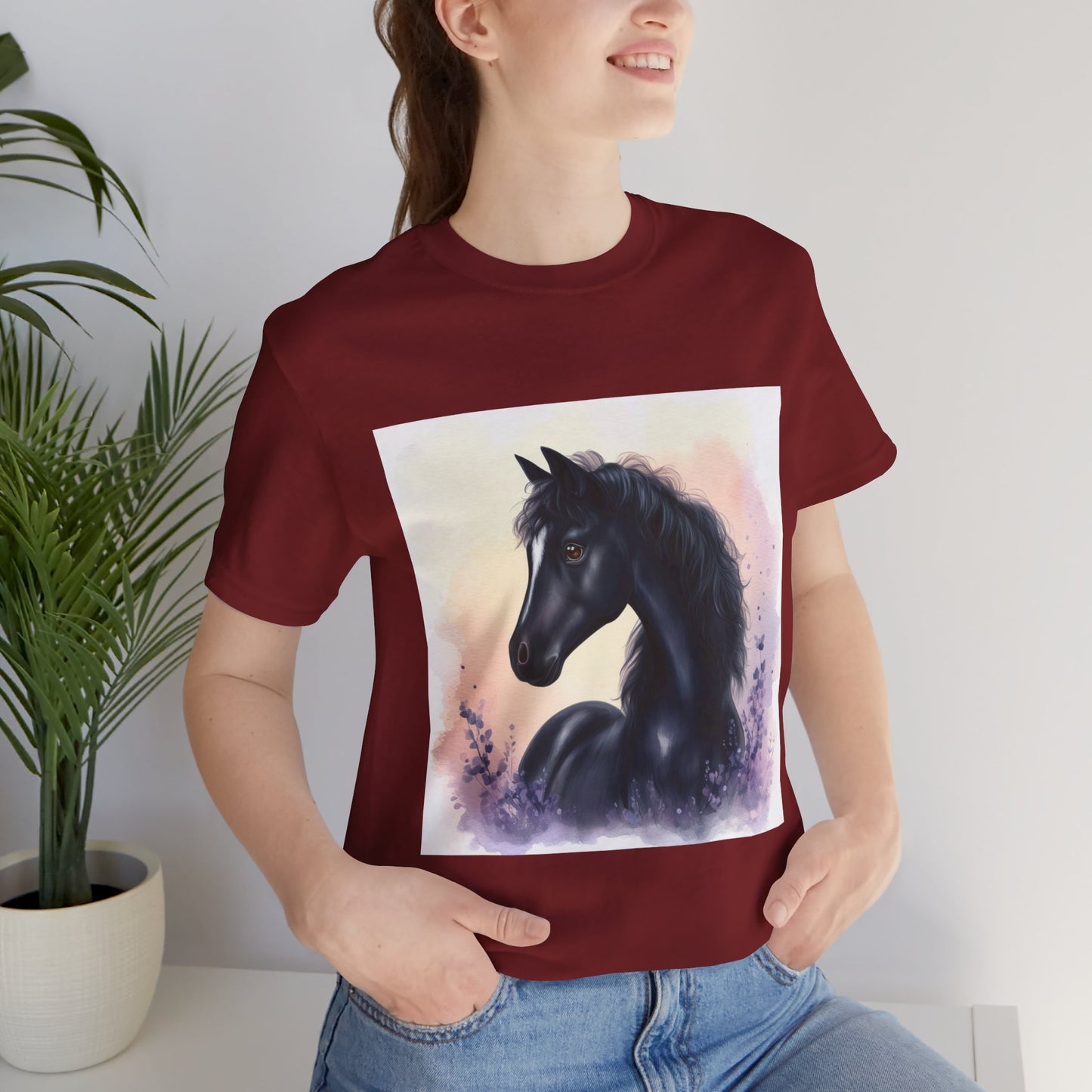 Baby Black Horse Unisex Jersey Short Sleeve Tee