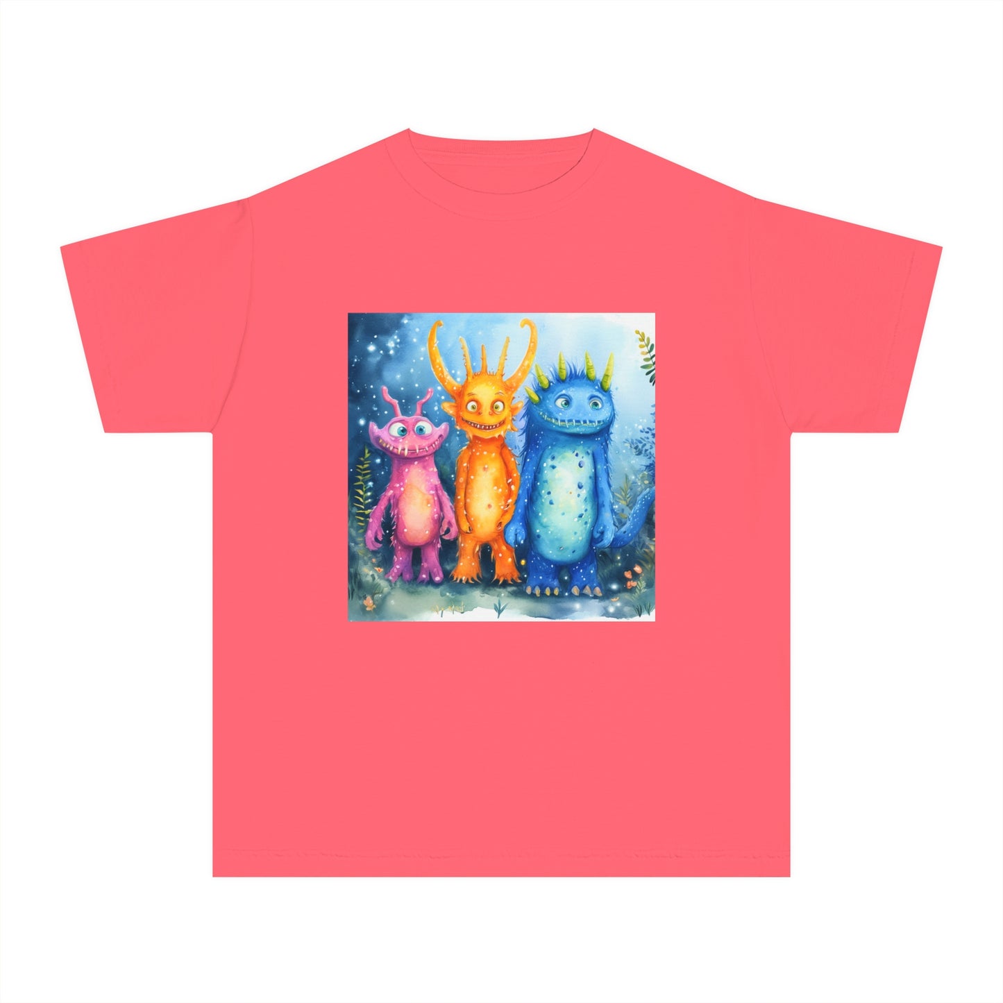 Cute Funny Monsters Youth Midweight Tee