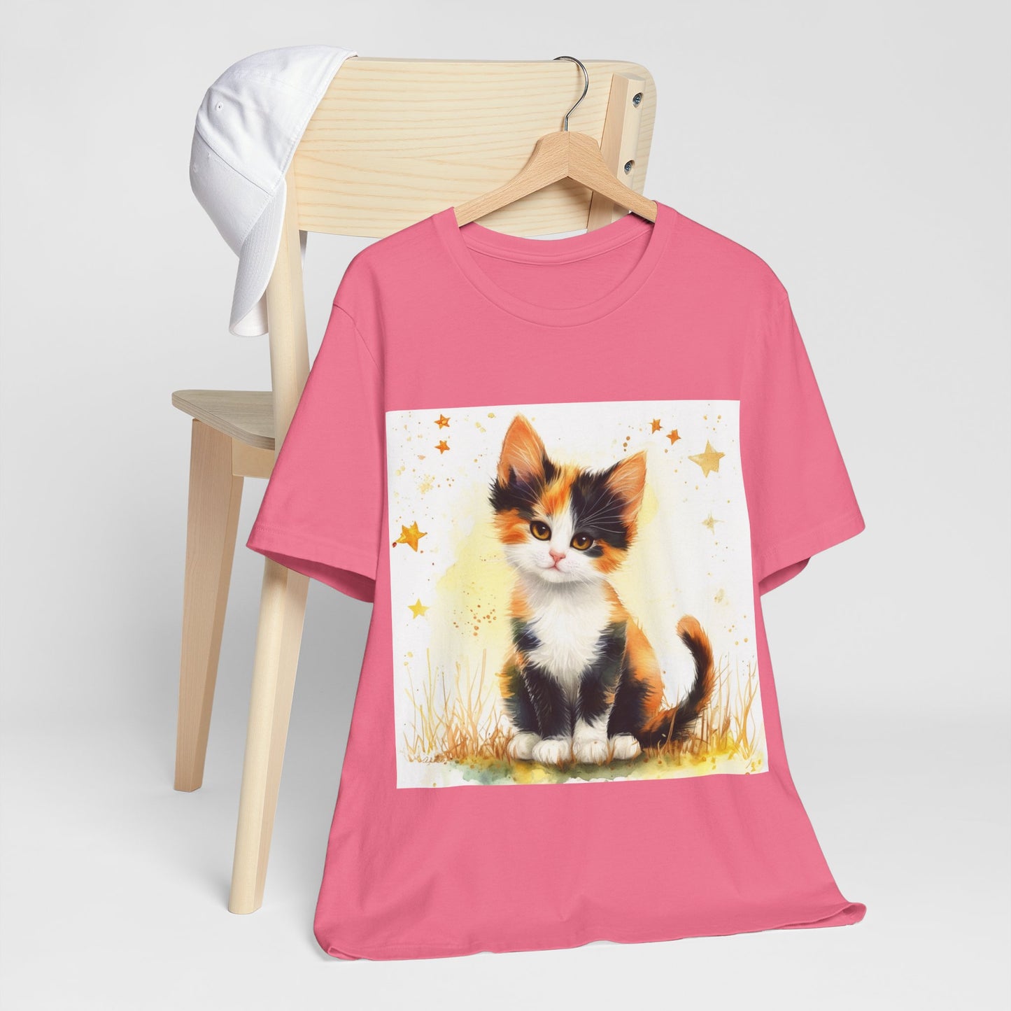 Cute Calico Kitten Unisex Jersey Short Sleeve Tee