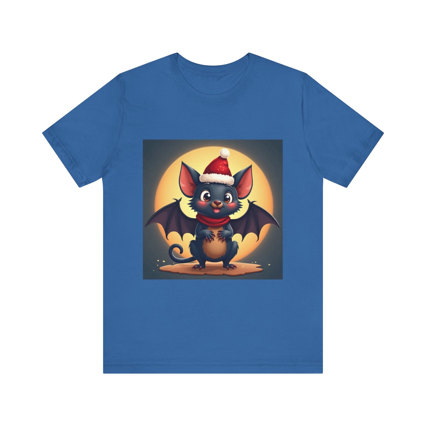 Spooky Christmas Bat Unisex Jersey Tee