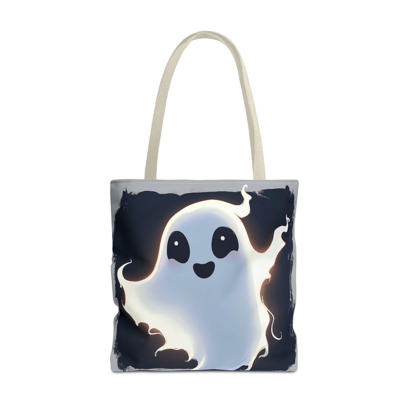 Cute Happy Ghost Tote Bag (AOP)