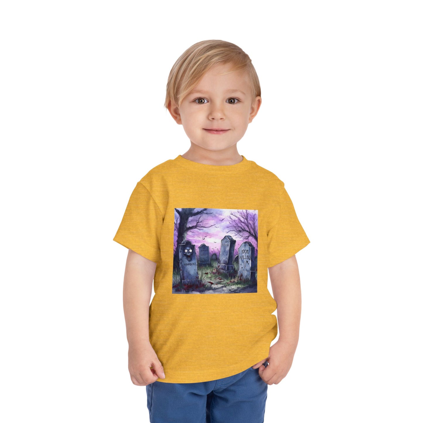 Purple Graveyard Toddler Short Sleeve Tee