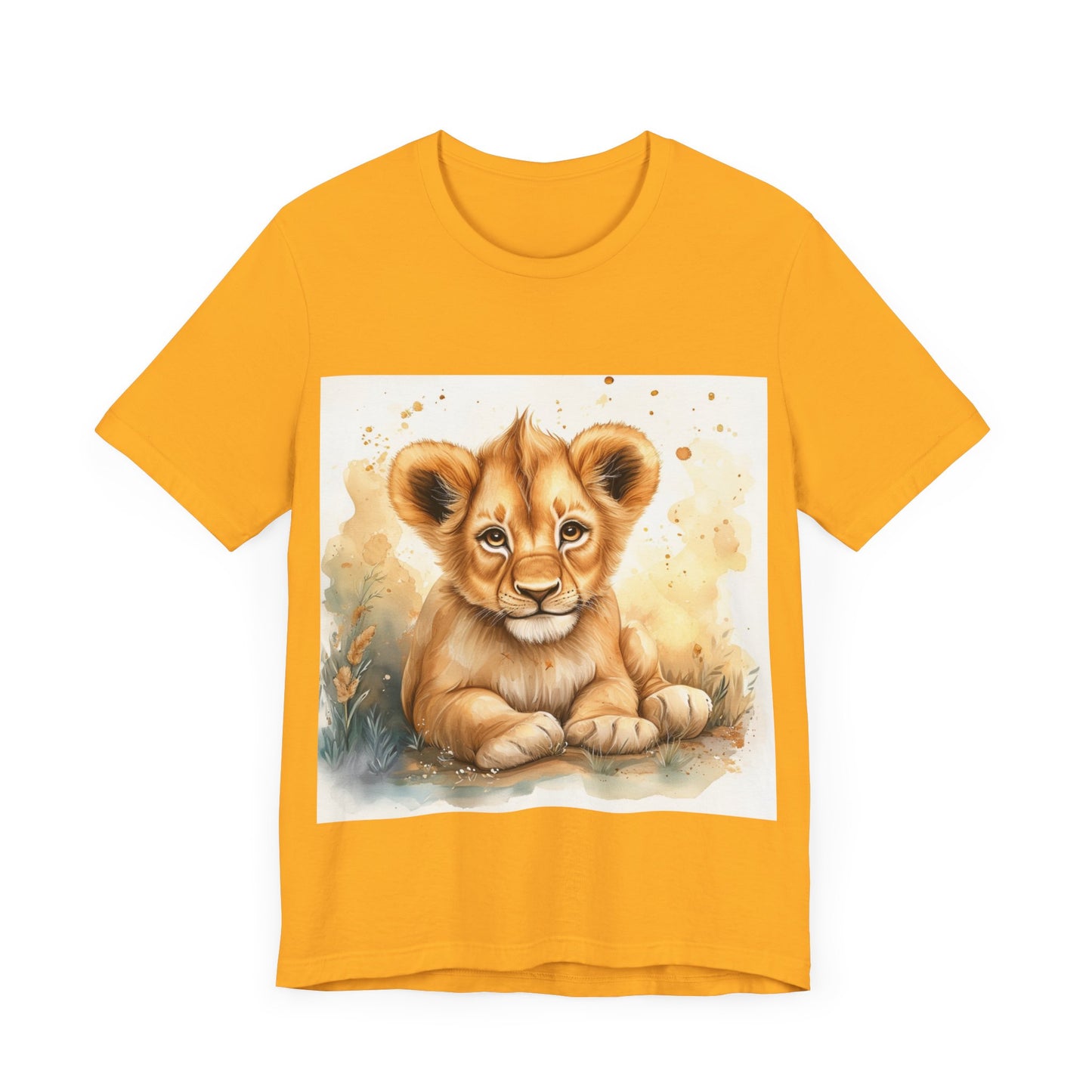 Cute Lion Cub Unisex Jersey Short Sleeve Tee