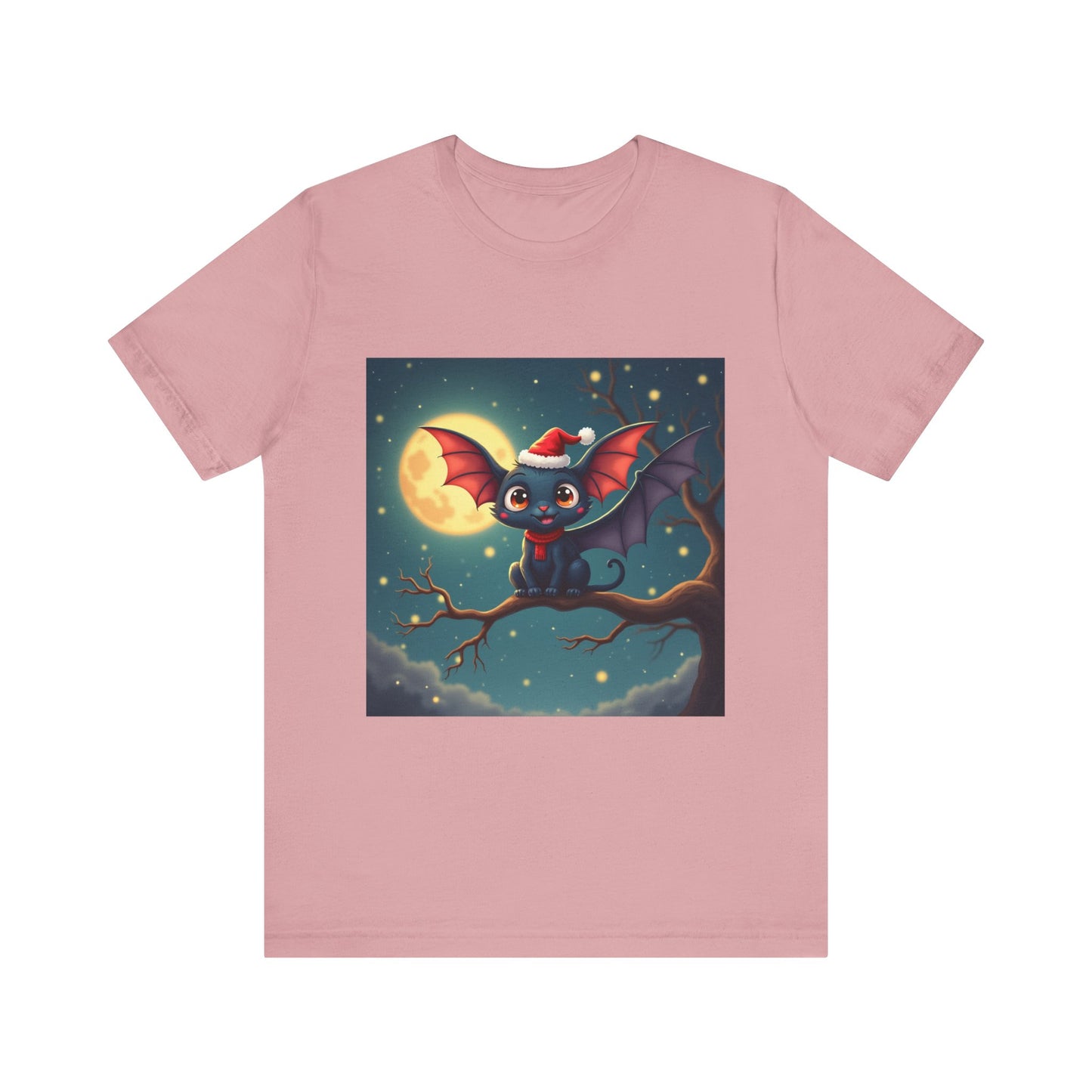 Adorable Festive Winter Bat Unisex Jersey Tee