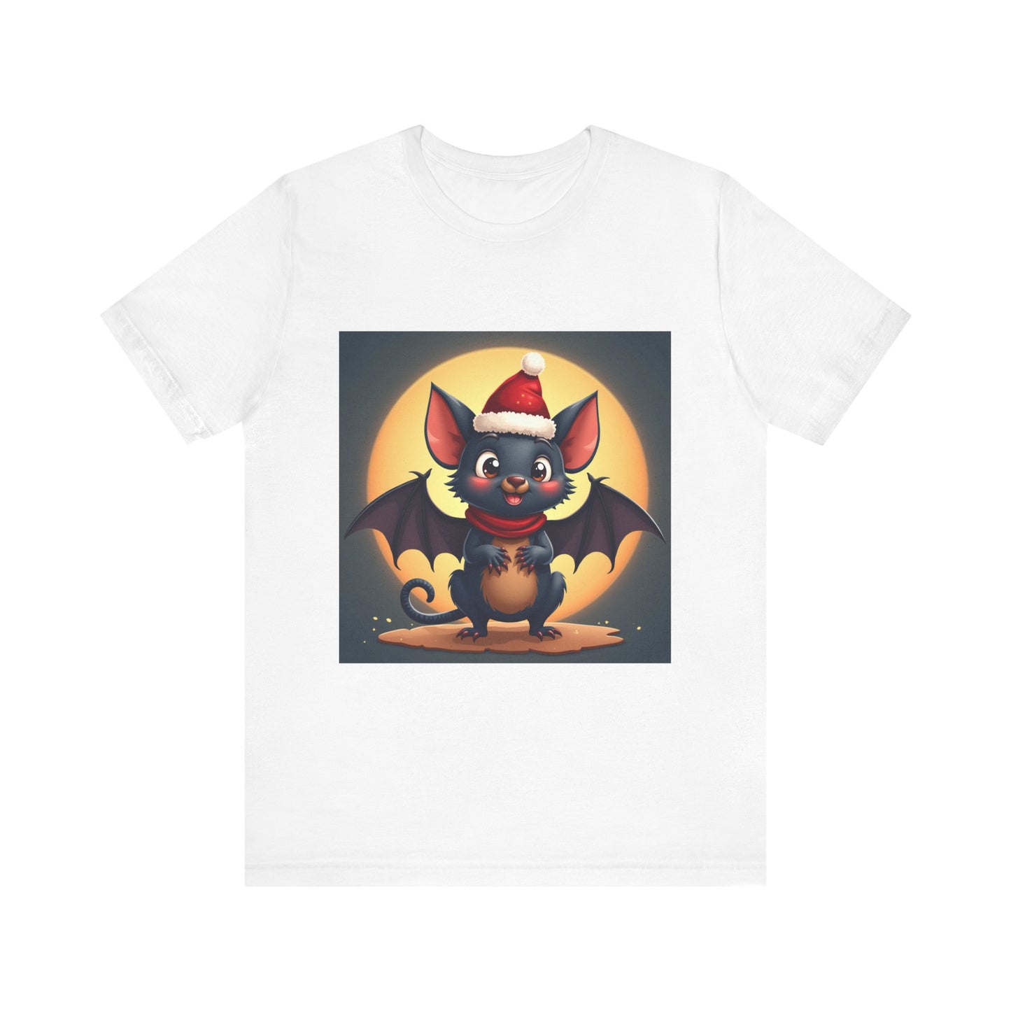 Spooky Christmas Bat Unisex Jersey Tee