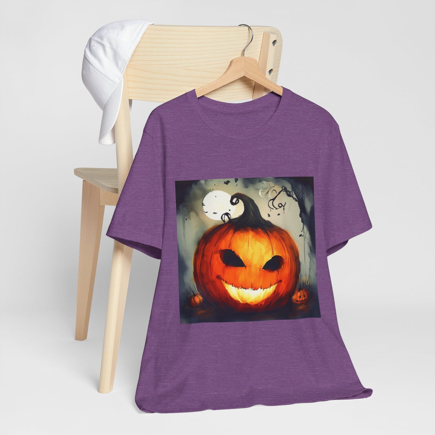 Spooky Jack o Lantern Unisex Jersey Short Sleeve Tee