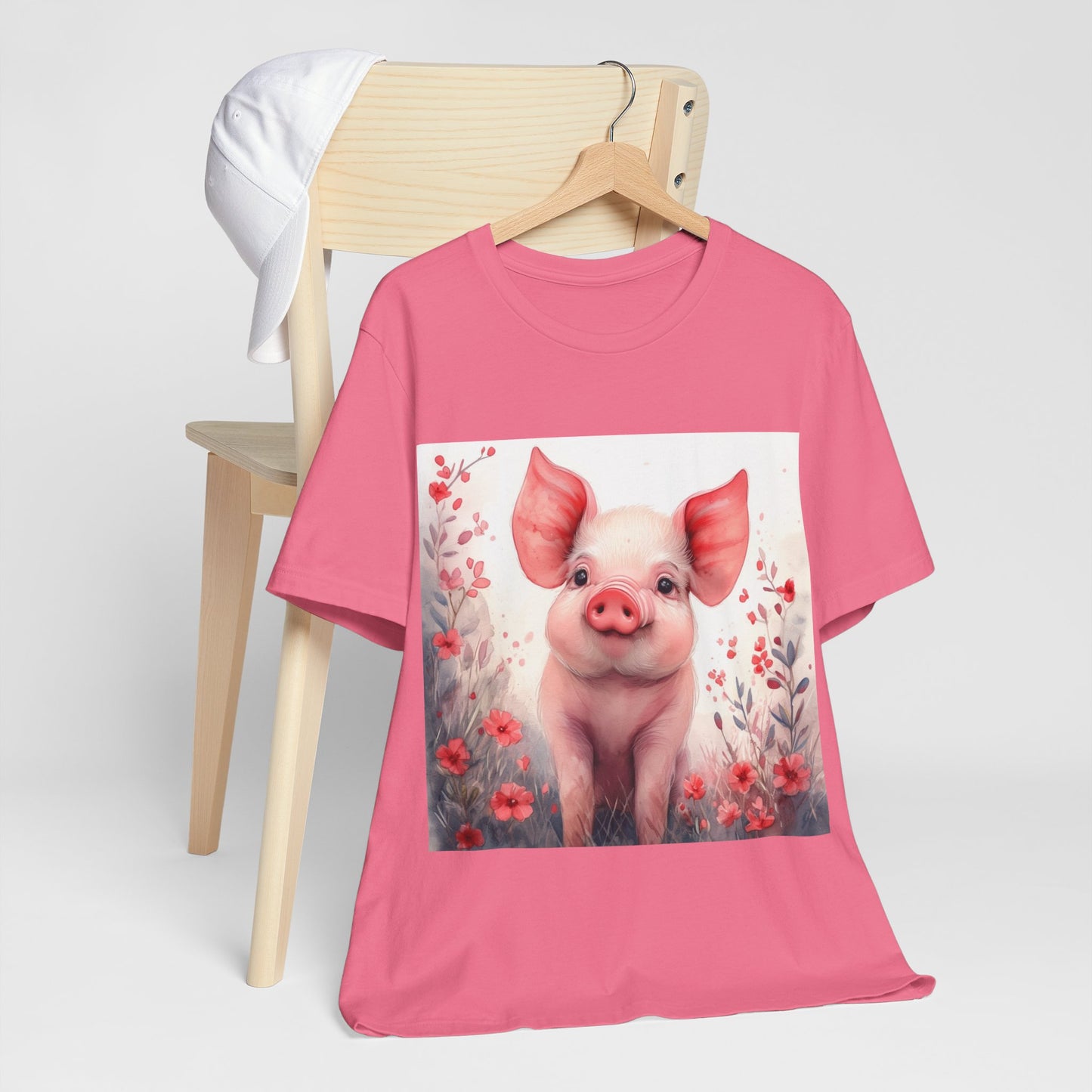 Cute Piglet Unisex Jersey Short Sleeve Tee