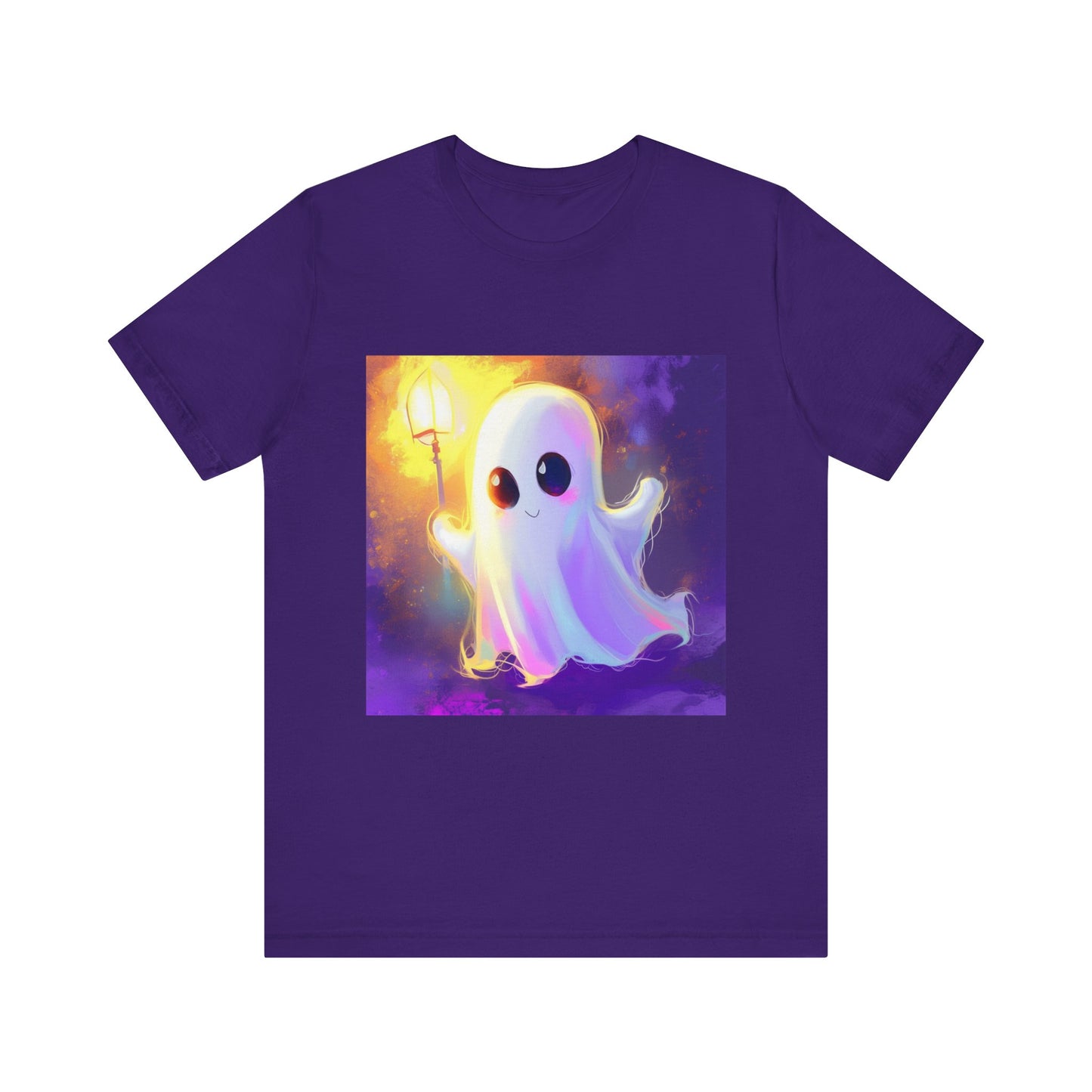 Cute Cartoon Ghost Unisex Jersey Short Sleeve Tee