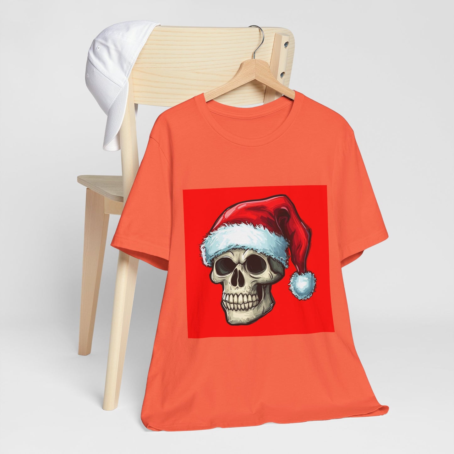 Cute Spooky Holiday Skull Unisex Jersey Tee