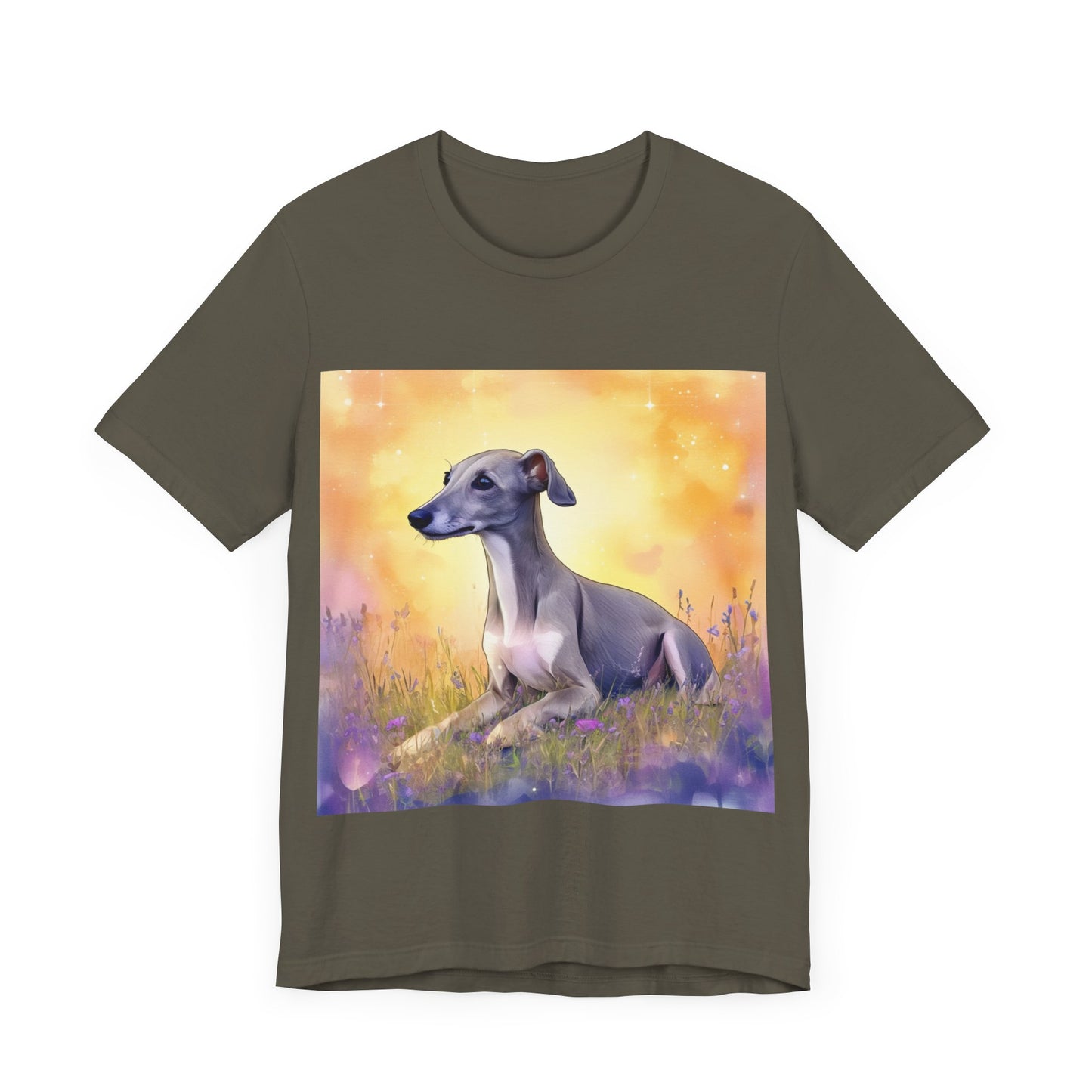 Sunset Greyhound Jersey Short Sleeve Tee