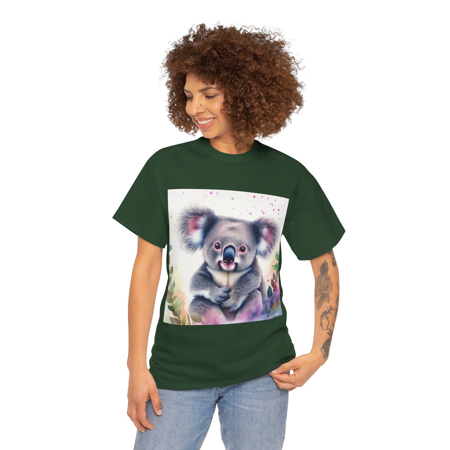 Adorable Baby Koala Unisex Heavy Cotton Tee