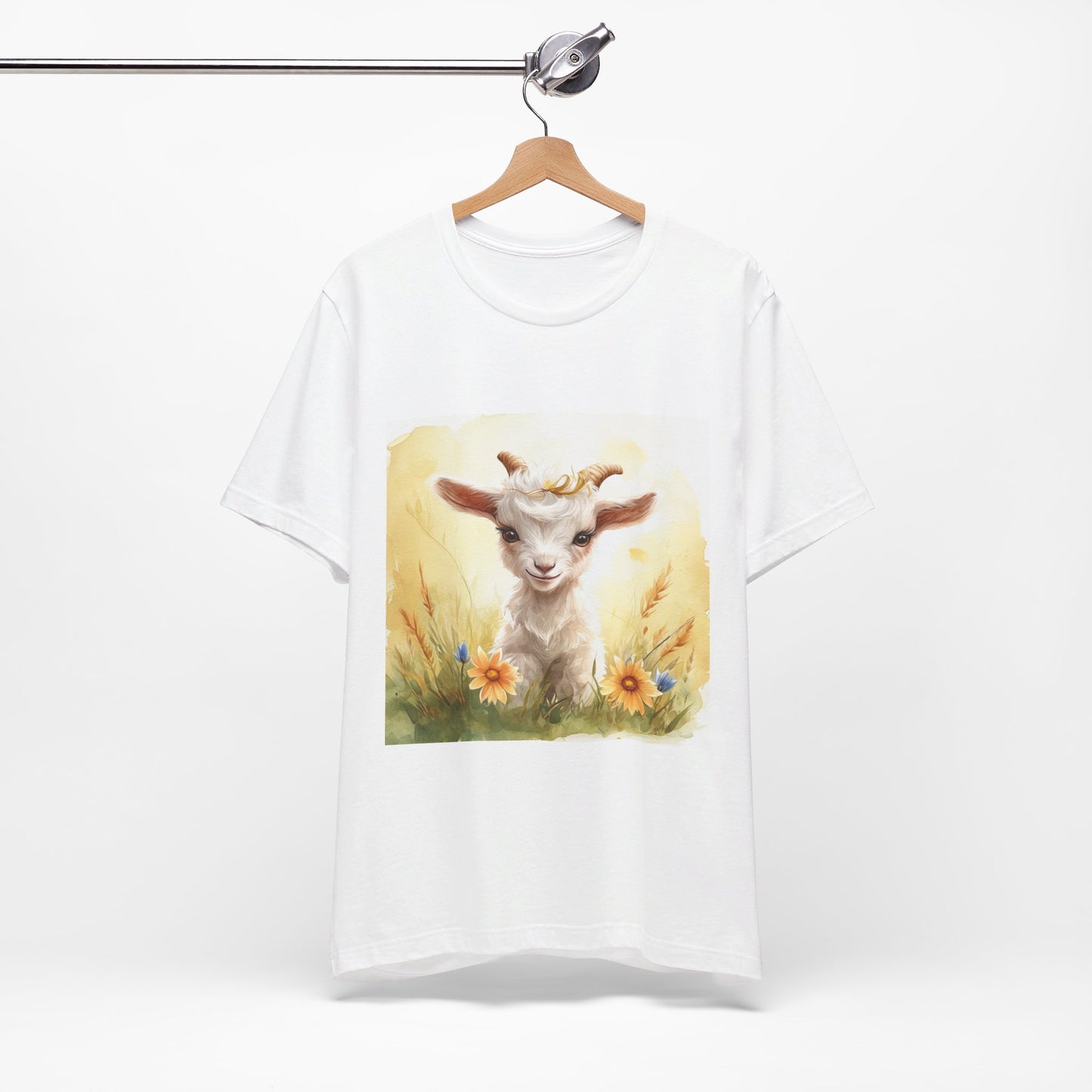 Adorable Goat Unisex Jersey Short Sleeve Tee