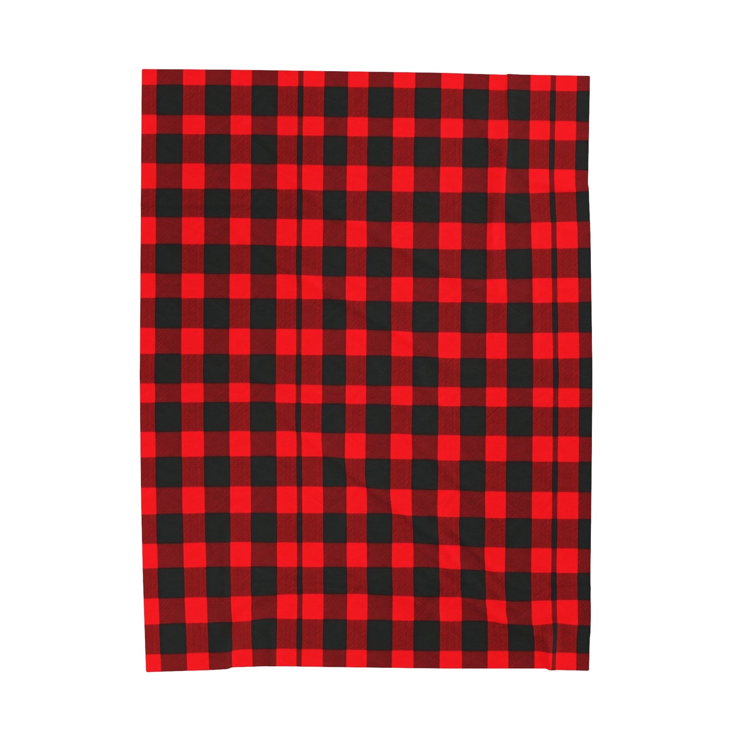 Classic Plaid Velveteen Plush Blanket