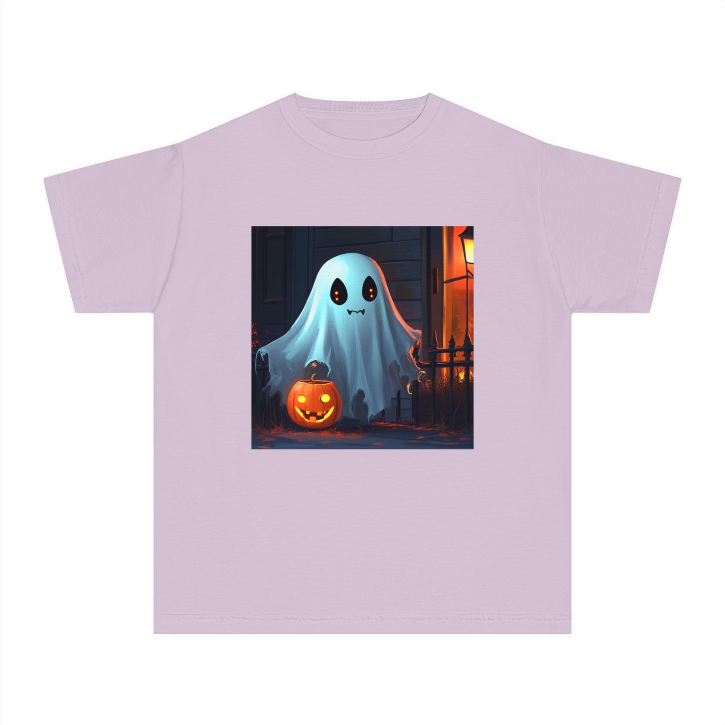 Ghost Trick or Treating Youth Midweight Tee