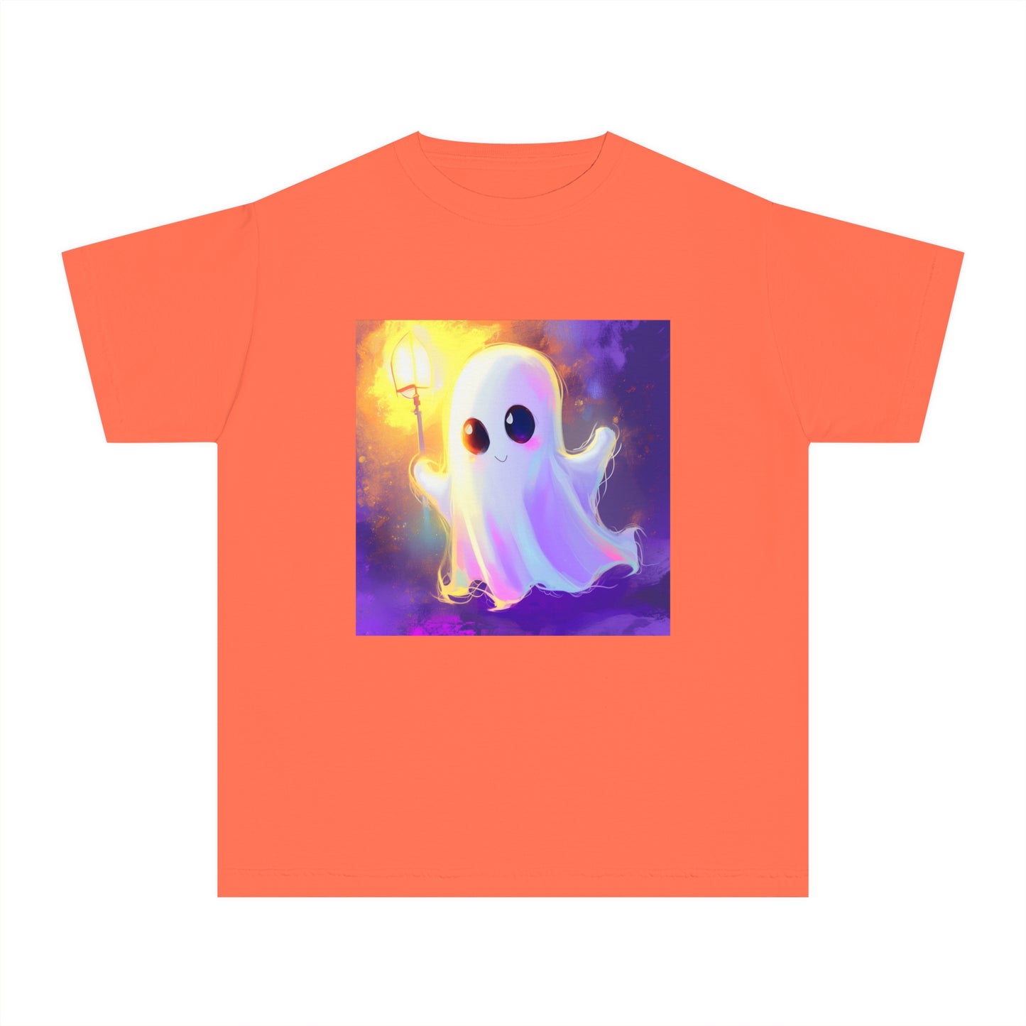 Cute Cartoon Ghost Youth Midweight Tee