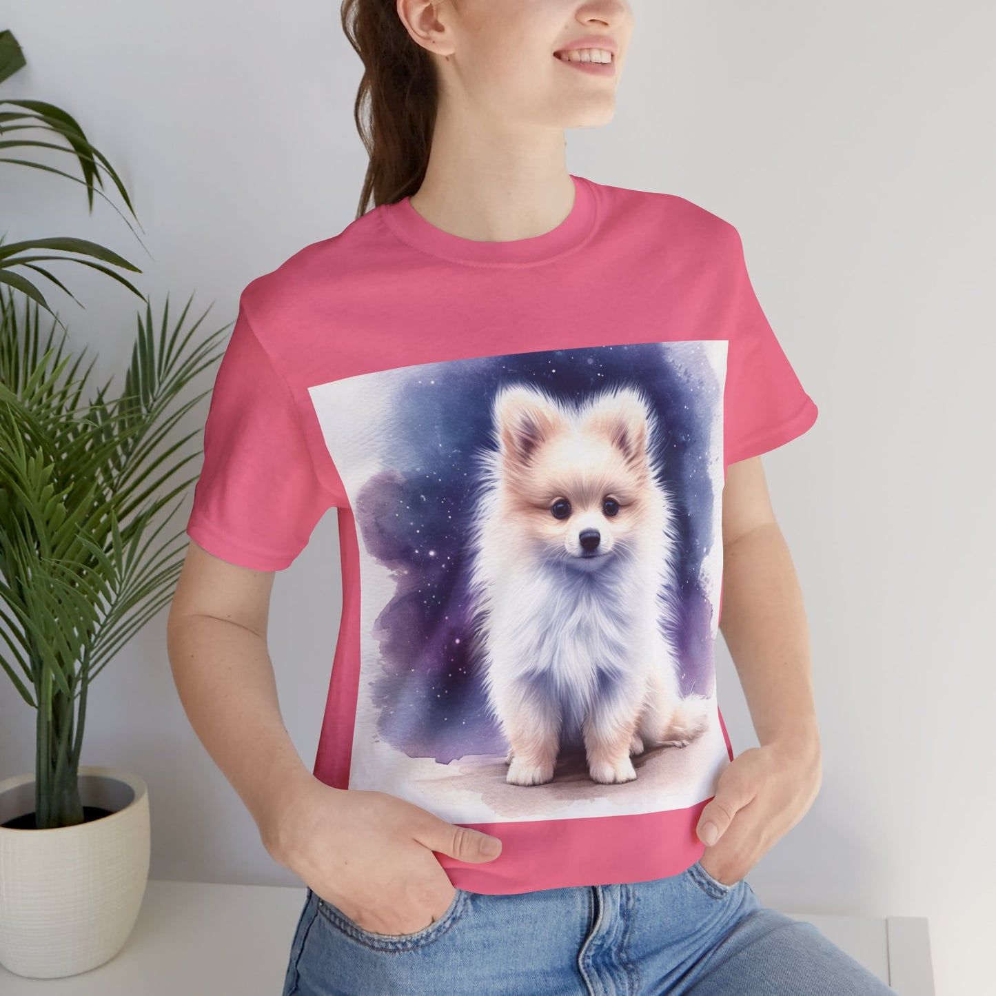 Spitz Puppy Unisex Jersey Short Sleeve Tee