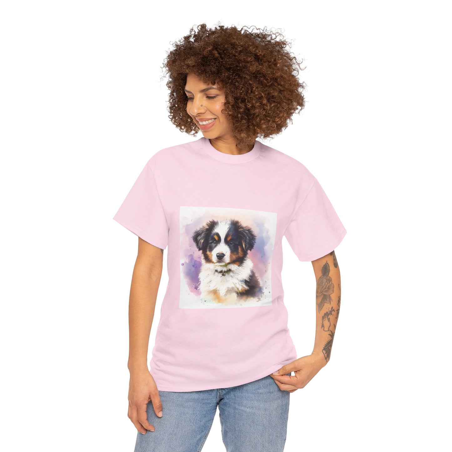 Australian Shephard Unisex Heavy Cotton Tee