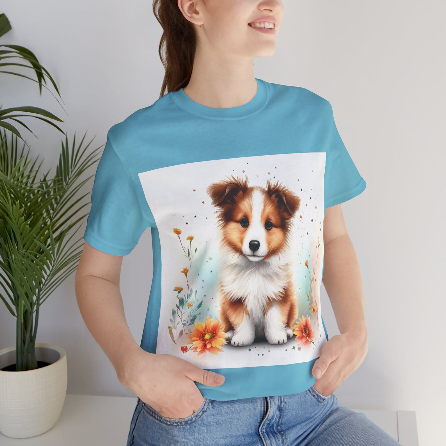 Shetland Sheepdog Unisex Jersey Short Sleeve Tee