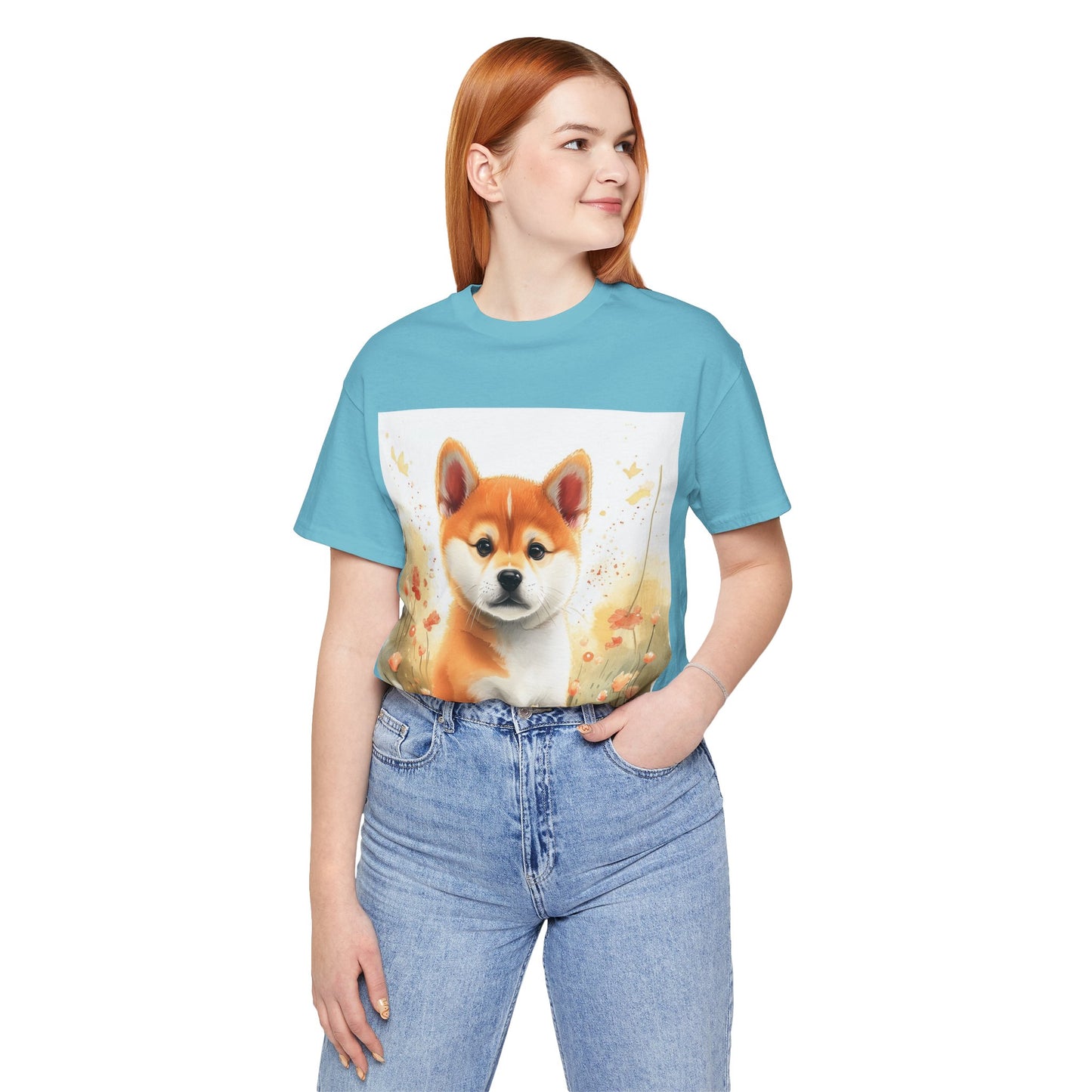 Shiba Inu Unisex Jersey Short Sleeve Tee