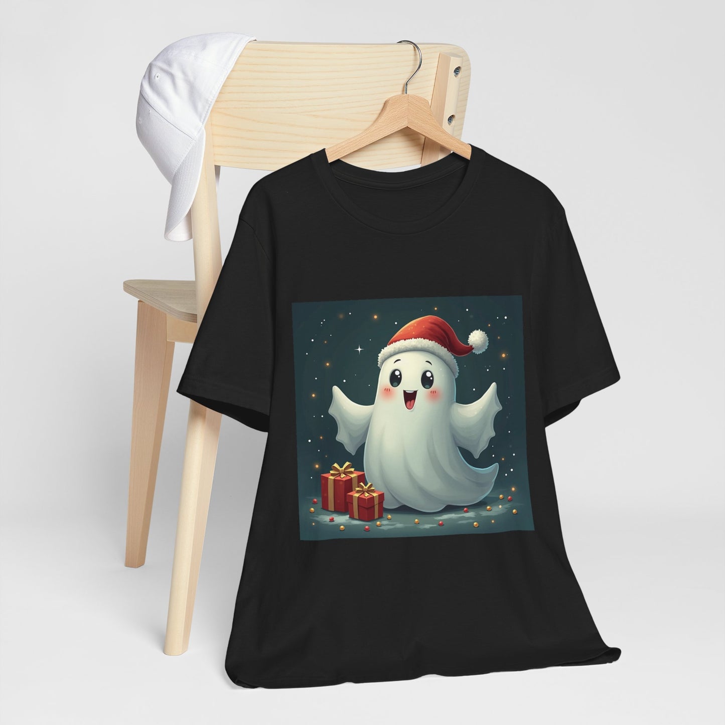 Christmas Presents Ghost Unisex Jersey Tee