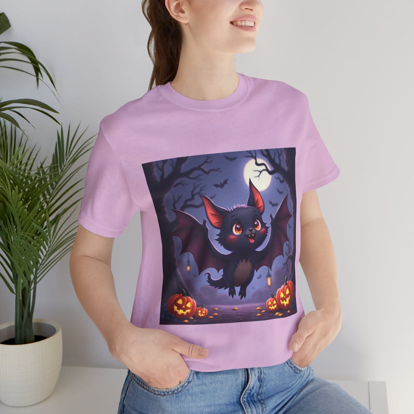 Spooky Cute Bat Unisex Jersey Tee