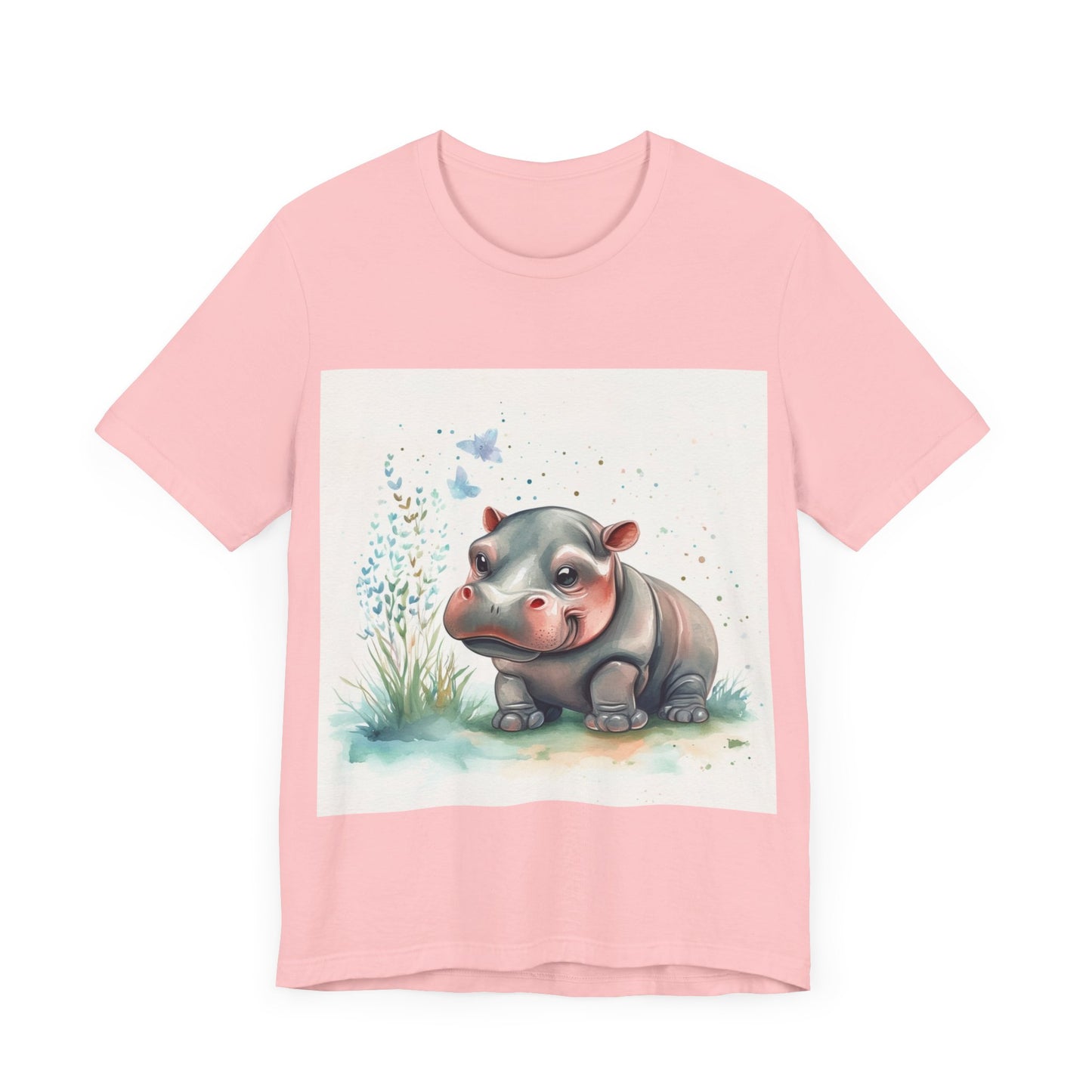 Adorable Hippo Unisex Jersey Short Sleeve Tee