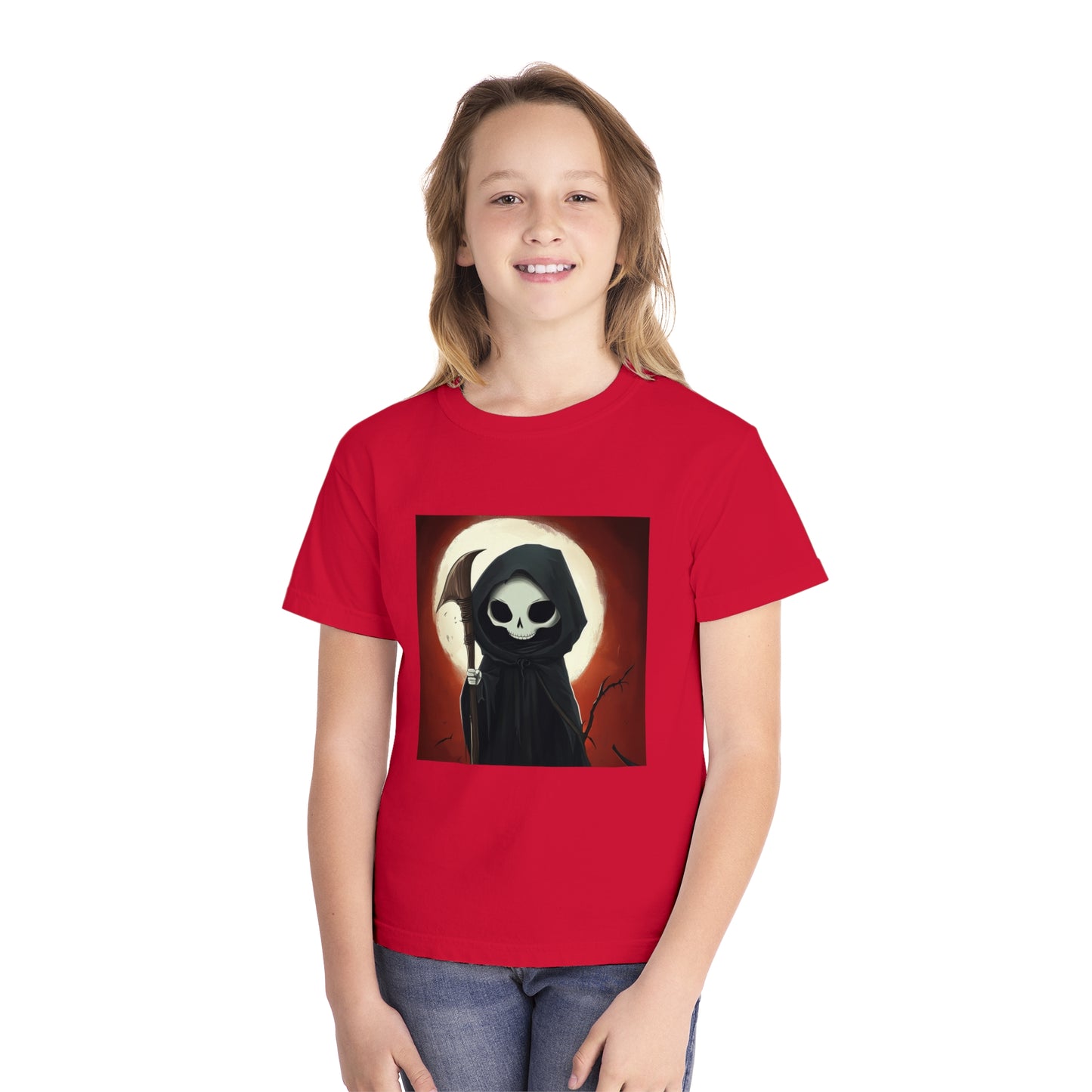 Cute Grim Reaper Youth Midweight Tee