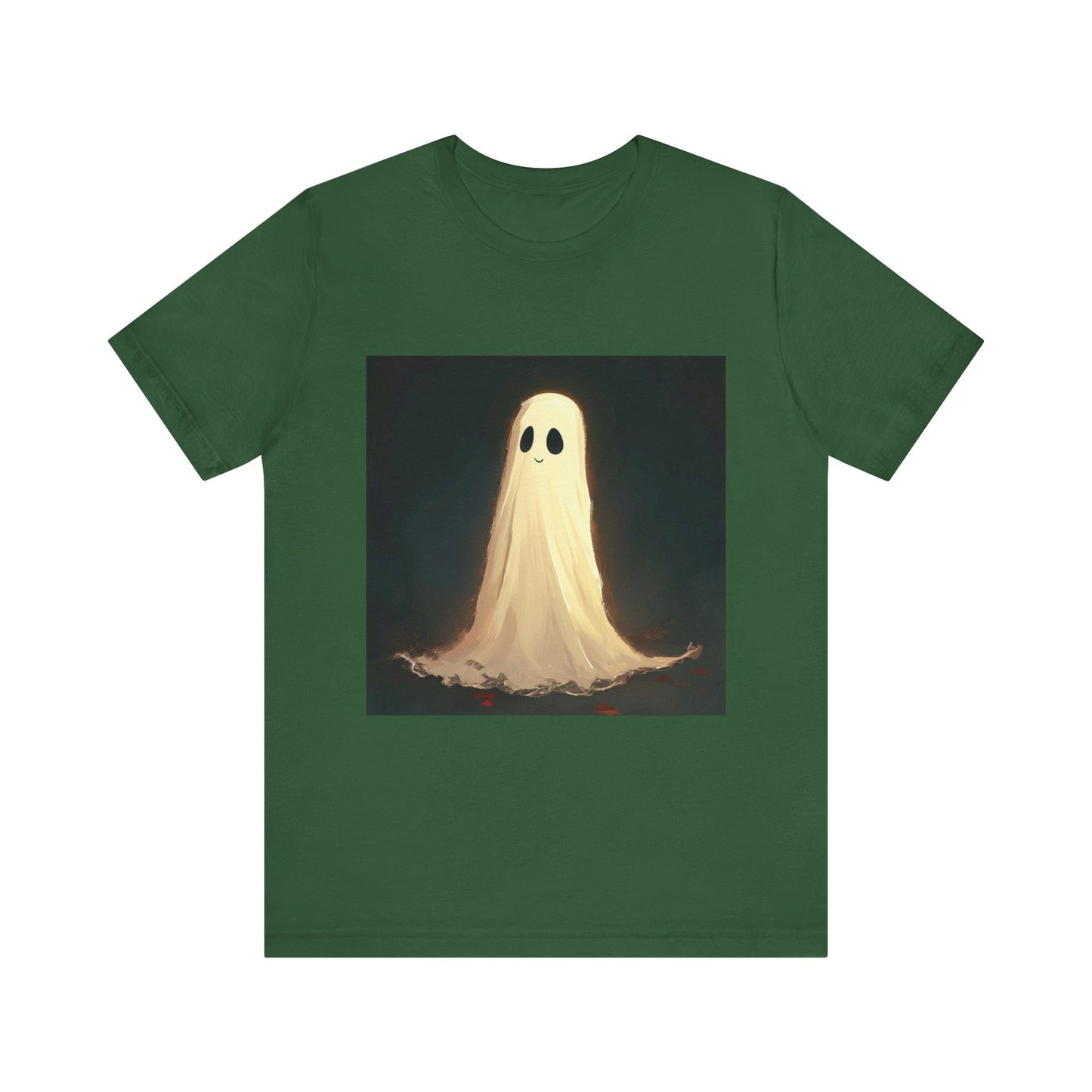 Happy Spooky Ghost Unisex Jersey Short Sleeve Tee