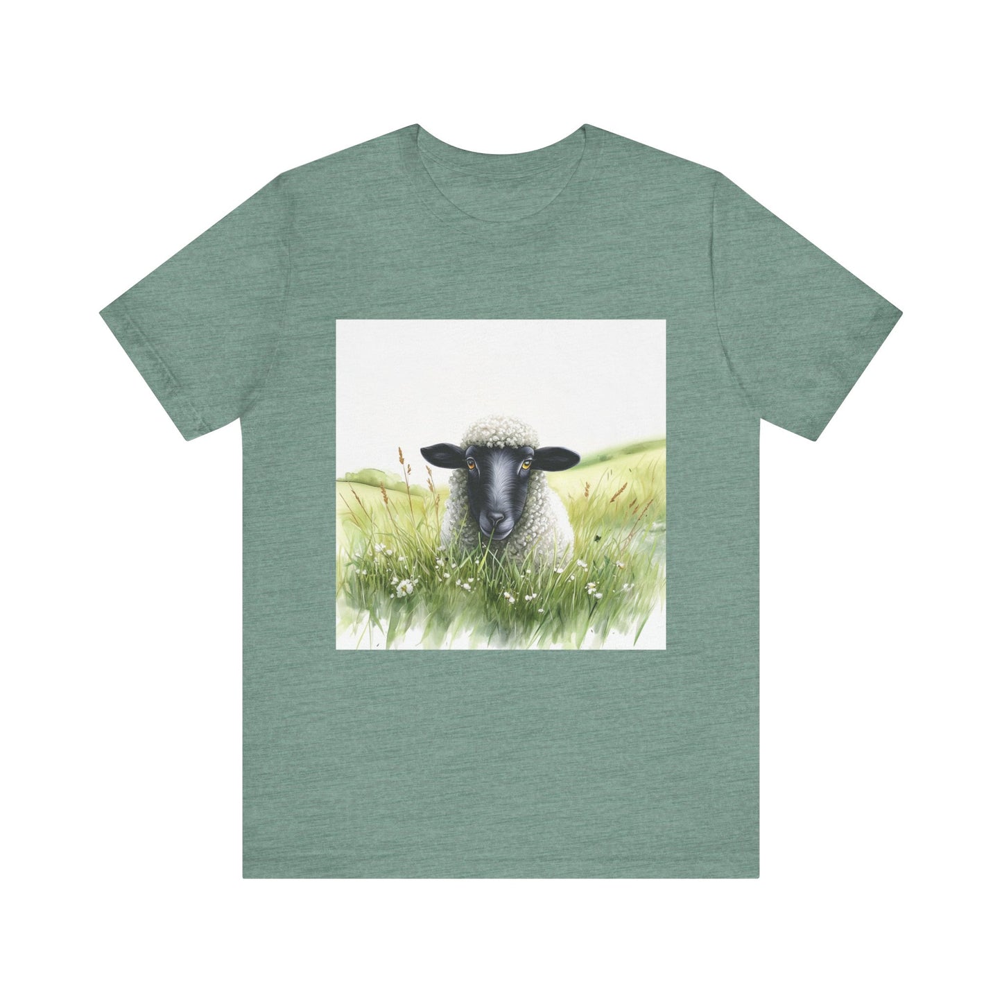 Cute Sheep Unisex Jersey Short Sleeve Tee