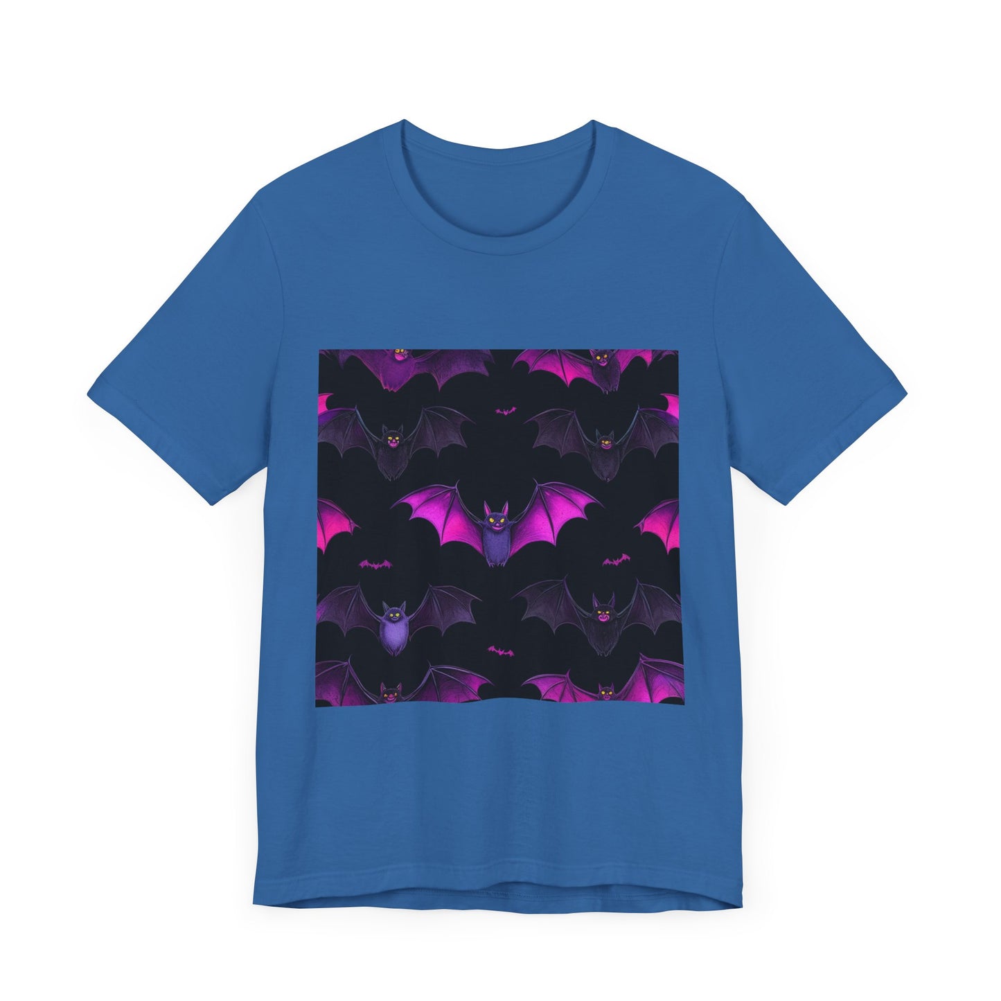 Halloween Bat Pattern Unisex Jersey Short Sleeve Tee