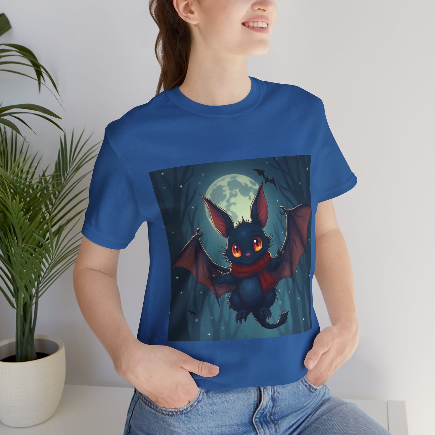 Cute Cold Bat Unisex Jersey Tee