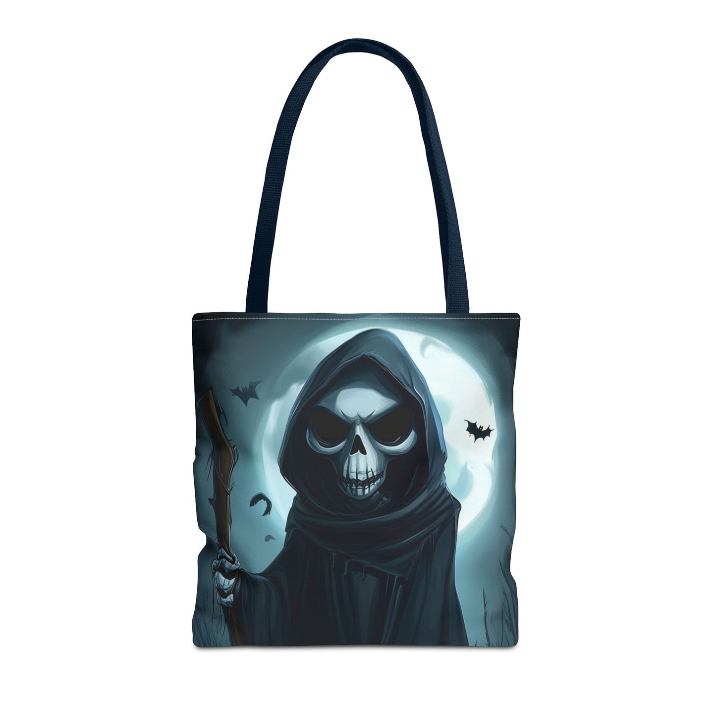 Spooky Grim Reaper Tote Bag (AOP)