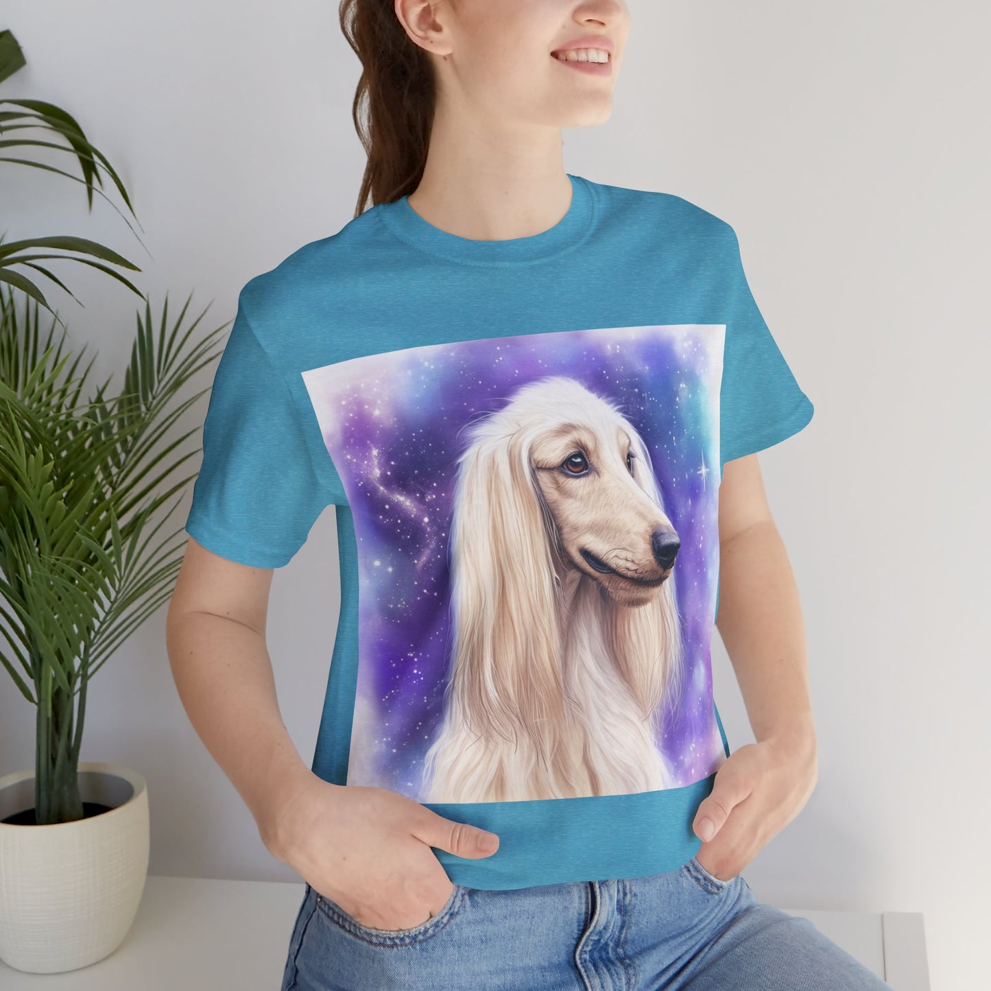 Afghan Hound Unisex Jersey Short Sleeve Tee