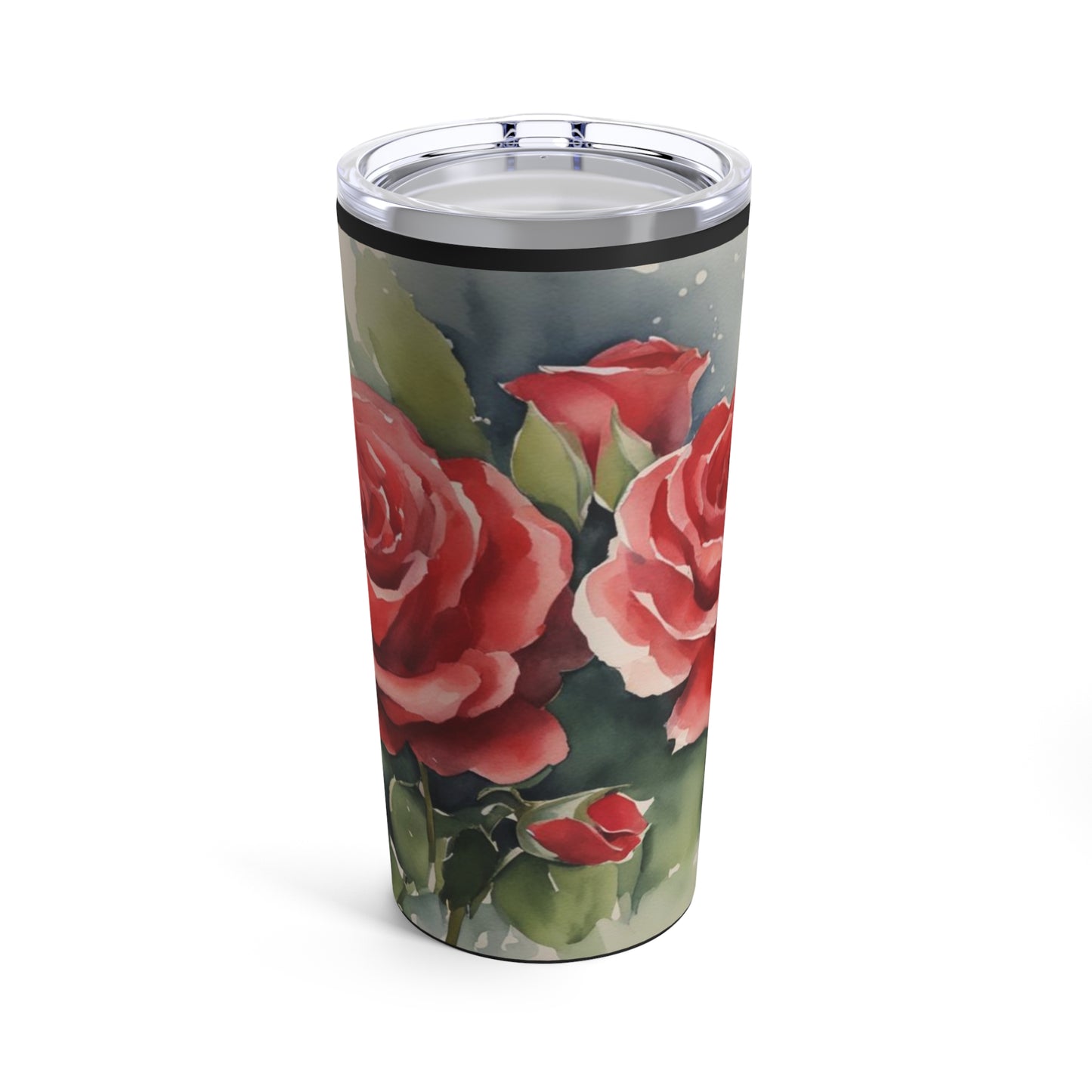 Elegant Red Roses Tumbler 20oz