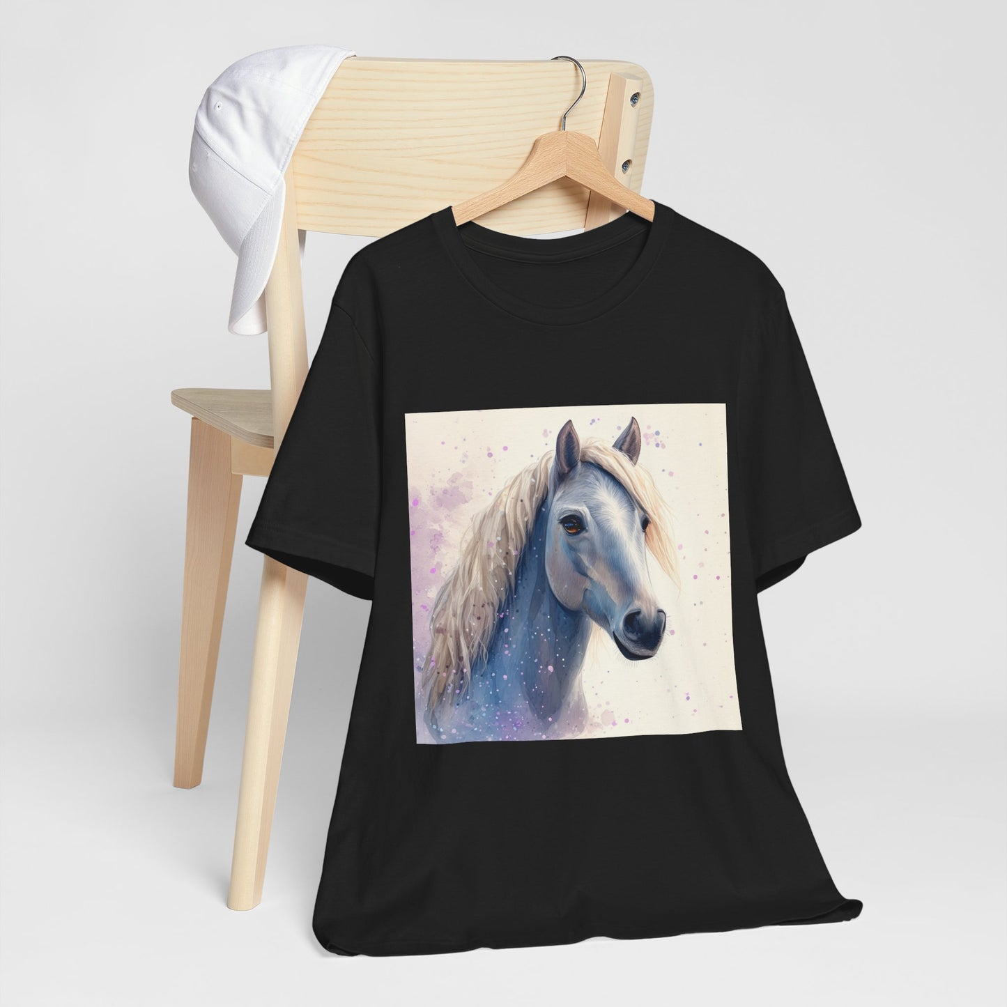 Baby White Horse Unisex Jersey Short Sleeve Tee