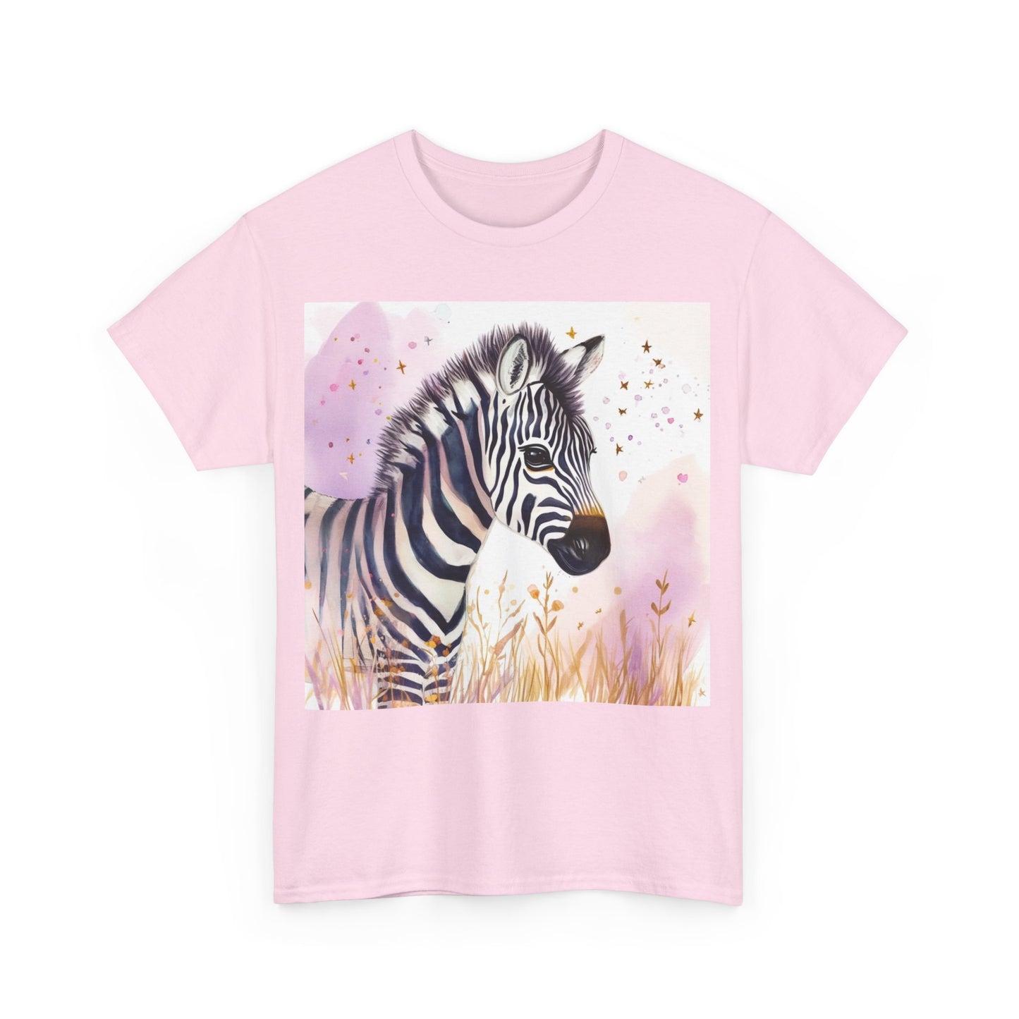 Fuzzy Zebra Unisex Heavy Cotton Tee